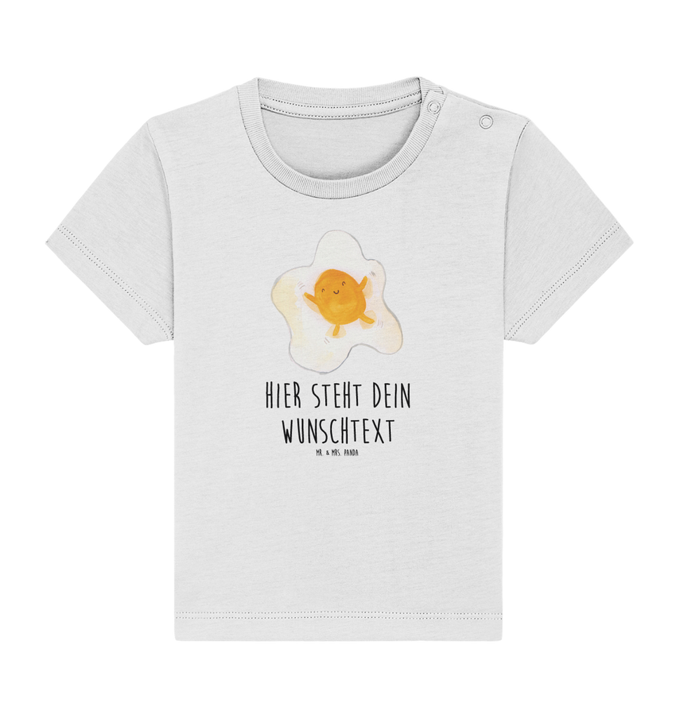 Personalisiertes Baby Shirt Spiegelei Ei Personalisiertes Baby T-Shirt, Personalisiertes Jungen Baby T-Shirt, Personalisiertes Mädchen Baby T-Shirt, Personalisiertes Shirt, Tiermotive, Gute Laune, lustige Sprüche, Tiere, Ei, Spiegelei, Schön, Tag, Glücklich, Liebe