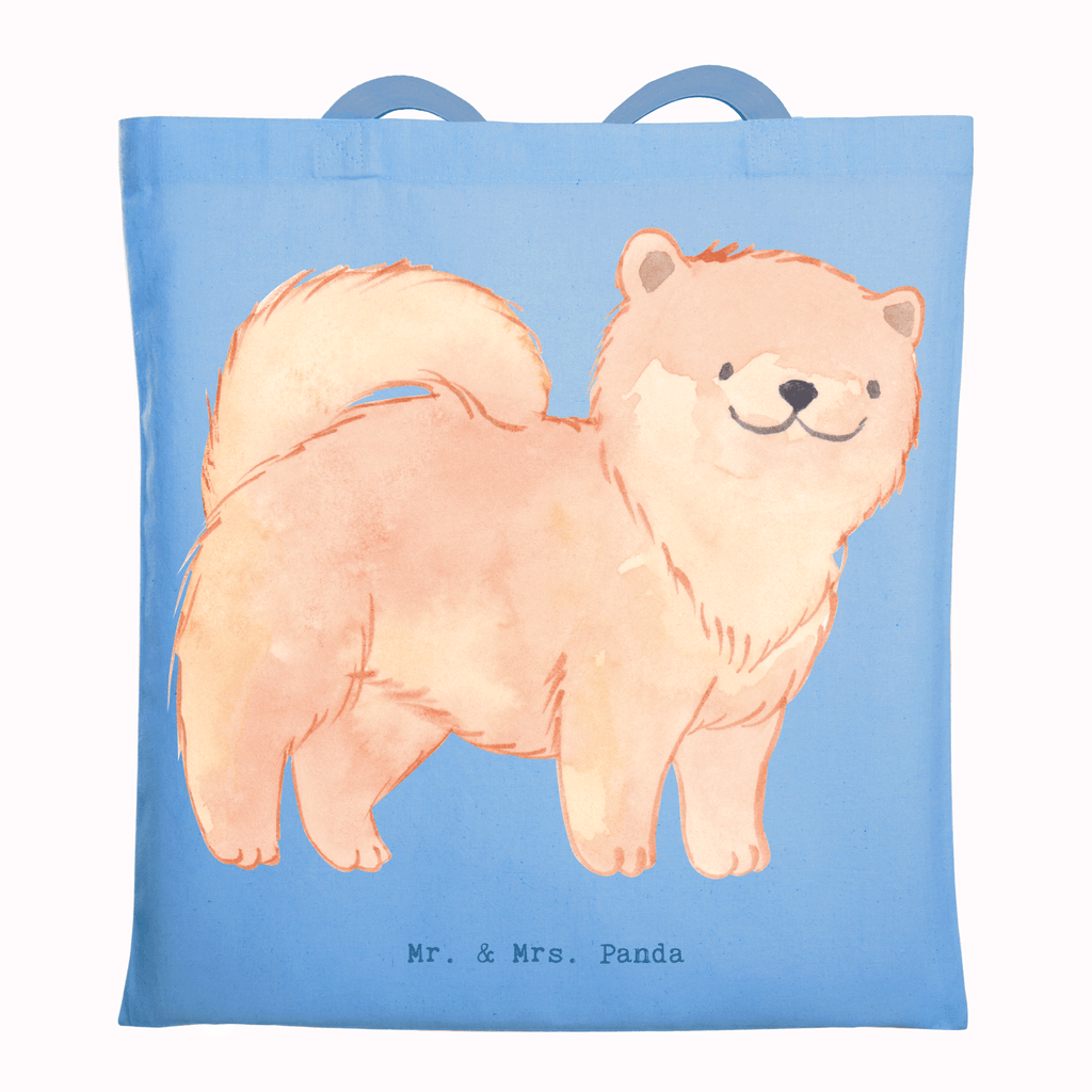 Tragetasche Chow-Chow Lebensretter Beuteltasche, Beutel, Einkaufstasche, Jutebeutel, Stoffbeutel, Hund, Hunderasse, Rassehund, Hundebesitzer, Geschenk, Tierfreund, Schenken, Welpe, Chow-Chow, Asiatischer Spitz