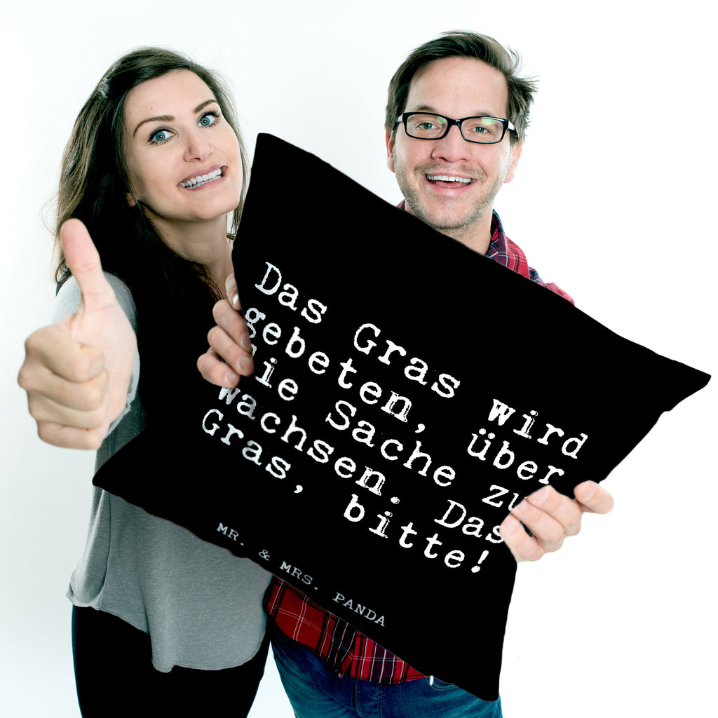 40x40 Kissen Fun Talk Das Gras wird gebeten, über die Sache zu wachsen. Das Gras, bitte! Kissenhülle, Kopfkissen, Sofakissen, Dekokissen, Motivkissen, Spruch, Sprüche, lustige Sprüche, Weisheiten, Zitate, Spruch Geschenke, Glizer Spruch Sprüche Weisheiten Zitate Lustig Weisheit Worte