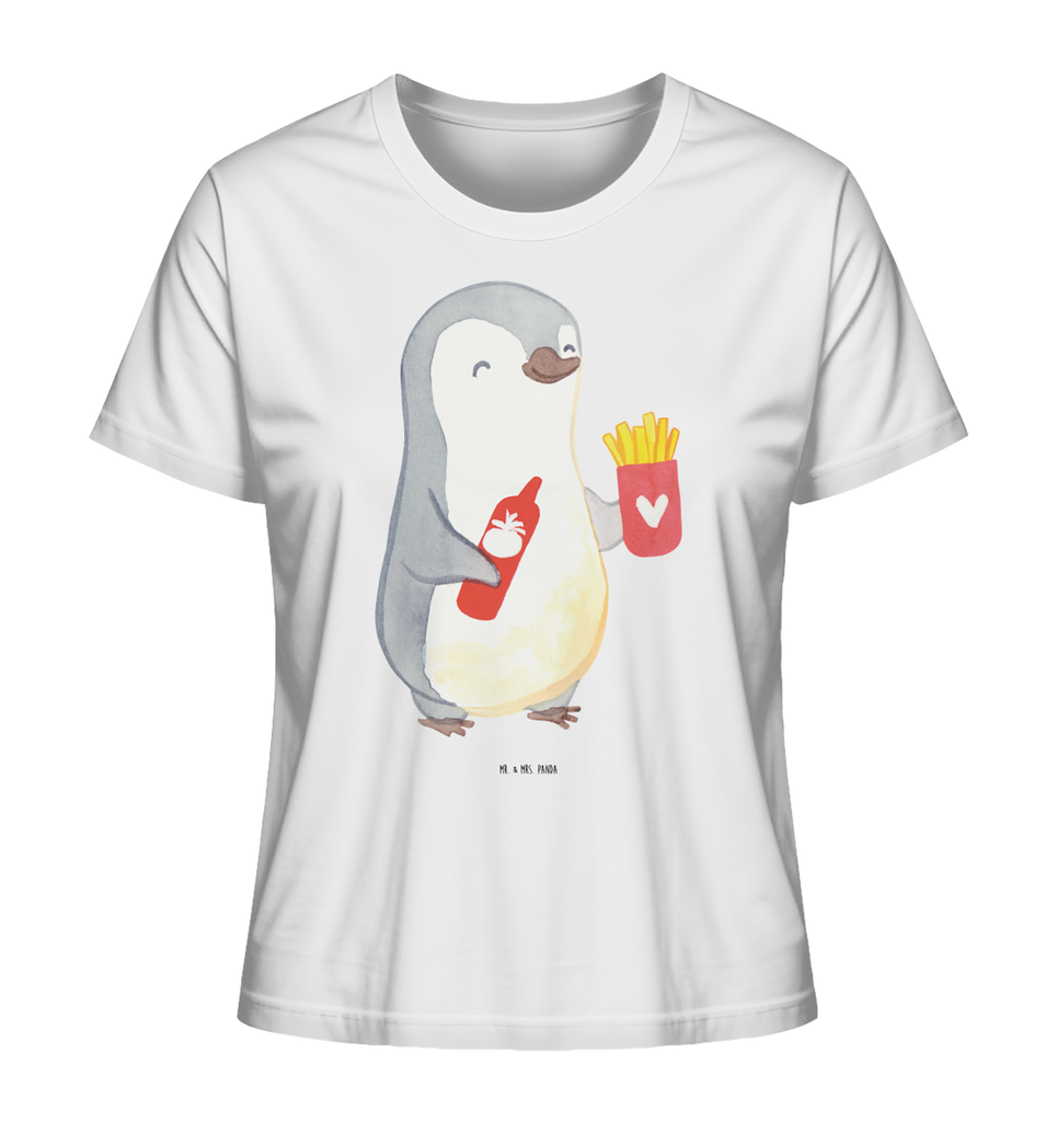 Shirt Damen Pinguin Pommes T-Shirt, Shirt, Tshirt, Lustiges T-Shirt, T-Shirt mit Spruch, Party, Junggesellenabschied, Jubiläum, Geburstag, Herrn, Damen, Männer, Frauen, Schlafshirt, Nachthemd, Sprüche, Liebe, Partner, Freund, Freundin, Ehemann, Ehefrau, Heiraten, Verlobung, Heiratsantrag, Liebesgeschenk, Jahrestag, Hocheitstag, Valentinstag, Geschenk für Frauen, Hochzeitstag, Mitbringsel, Geschenk für Freundin, Geschenk für Partner, Liebesbeweis, für Männer, für Ehemann