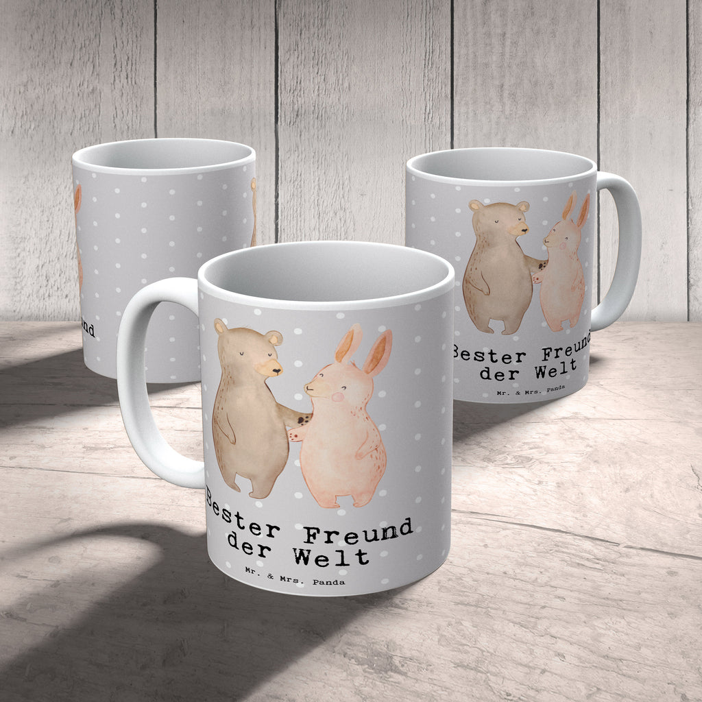 Tasse Hase Bester Freund der Welt Tasse, Kaffeetasse, Teetasse, Becher, Kaffeebecher, Teebecher, Keramiktasse, Porzellantasse, Büro Tasse, Geschenk Tasse, Tasse Sprüche, Tasse Motive, Kaffeetassen, Tasse bedrucken, Designer Tasse, Cappuccino Tassen, Schöne Teetassen, für, Dankeschön, Geschenk, Schenken, Geburtstag, Geburtstagsgeschenk, Geschenkidee, Danke, Bedanken, Mitbringsel, Freude machen, Geschenktipp, Freund, Mann, Ehemann, Kumpel, Bro, Lebensgefährte, Partner, Lieblingsmensch, Liebe, Herz, Love