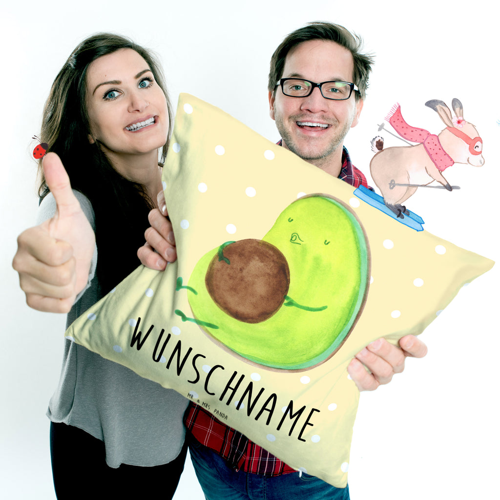 Personalisiertes Kissen Avocado pfeift Kissen, personalisiert, Name, Wunschname, bedrucken, Kopfkissen, Avocado, Veggie, Vegan, Gesund, Diät, Abnehmen, Ernährung, dick sein