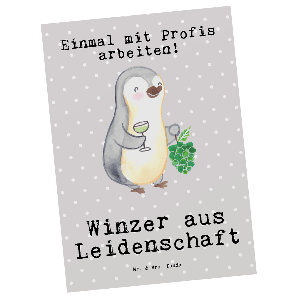 Postkarte Winzer aus Leidenschaft Postkarte, Karte, Geschenkkarte, Grußkarte, Einladung, Ansichtskarte, Geburtstagskarte, Einladungskarte, Dankeskarte, Ansichtskarten, Einladung Geburtstag, Einladungskarten Geburtstag, Beruf, Ausbildung, Jubiläum, Abschied, Rente, Kollege, Kollegin, Geschenk, Schenken, Arbeitskollege, Mitarbeiter, Firma, Danke, Dankeschön