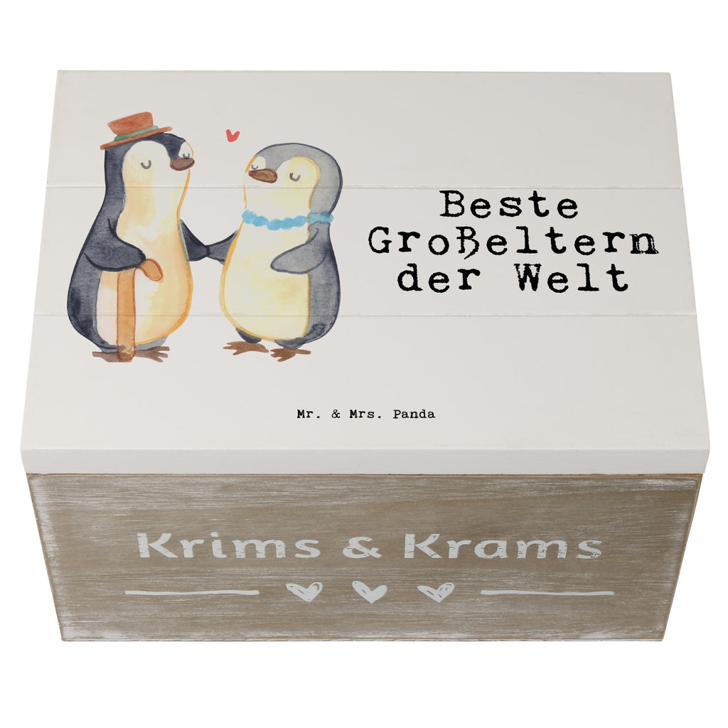 Holzkiste Pinguin Beste Großeltern der Welt Holzkiste, Kiste, Schatzkiste, Truhe, Schatulle, XXL, Erinnerungsbox, Erinnerungskiste, Dekokiste, Aufbewahrungsbox, Geschenkbox, Geschenkdose, für, Dankeschön, Geschenk, Schenken, Geburtstag, Geburtstagsgeschenk, Geschenkidee, Danke, Bedanken, Mitbringsel, Freude machen, Geschenktipp, Großeltern, Grosseltern, Großmutter, Großvater, Opa, Omi, Oma, Opi. Großpapa, Großmama, Enkel, Enkelin, Enkelkind, Kleinigkeit, Omma, Ommi, Oppa, Oppi, Bester