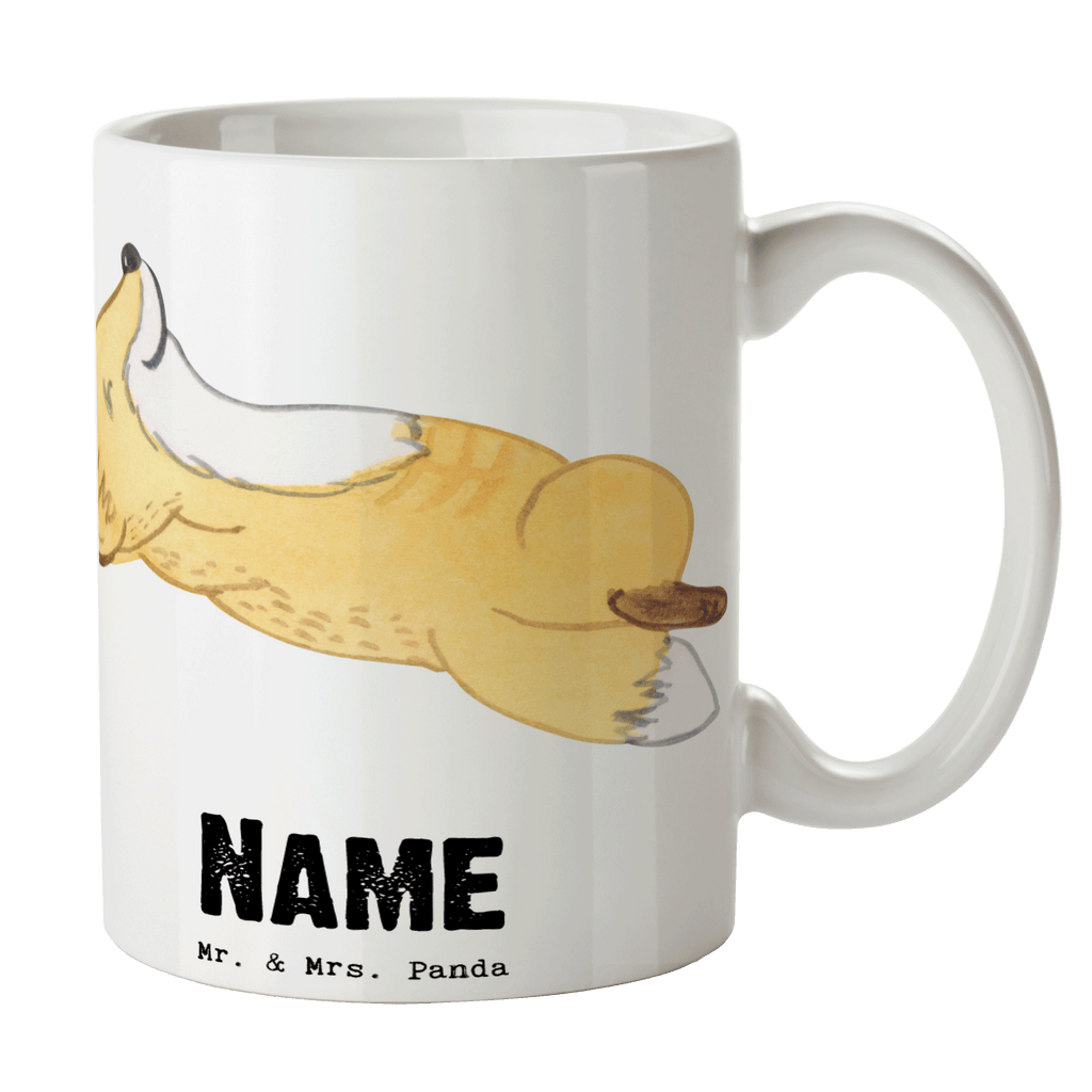 Personalisierte Tasse Fuchs Crunches Personalisierte Tasse, Namenstasse, Wunschname, Personalisiert, Tasse, Namen, Drucken, Tasse mit Namen, Geschenk, Sport, Sportart, Hobby, Schenken, Danke, Dankeschön, Auszeichnung, Gewinn, Sportler, Crunches, Fitness, Bauchpressen, Fitnessstudio