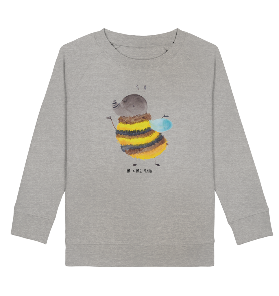 Organic Kinder Pullover Hummel flauschig Kinder Pullover, Kinder Sweatshirt, Jungen, Mädchen, Tiermotive, Gute Laune, lustige Sprüche, Tiere, Hummel, Flauschig, Biene, Blume, Natur