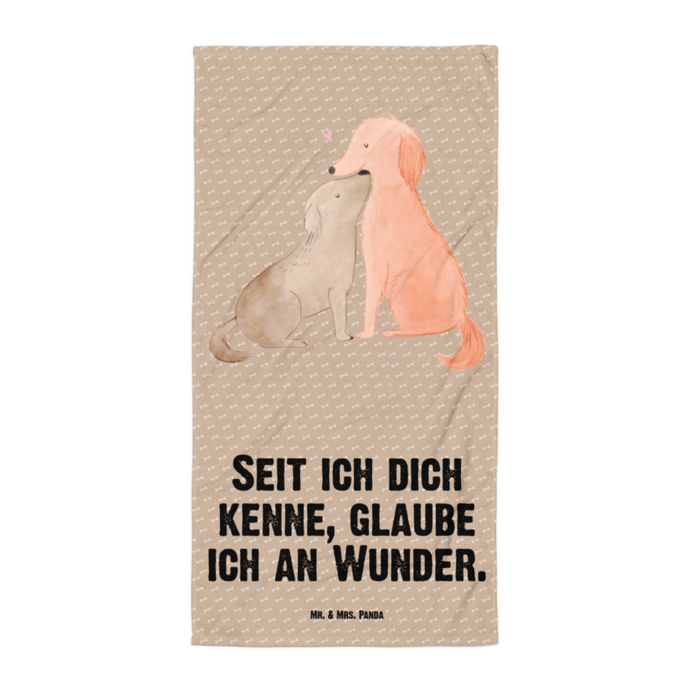 XL Badehandtuch Hunde Liebe Handtuch, Badetuch, Duschtuch, Strandtuch, Saunatuch, Hund, Hundemotiv, Haustier, Hunderasse, Tierliebhaber, Hundebesitzer, Sprüche, Liebe, Hund. Hunde, Kuss, Vertrauen, Kuscheln, Herz