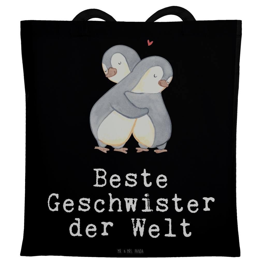 Tragetasche Pinguin Beste Geschwister der Welt Beuteltasche, Beutel, Einkaufstasche, Jutebeutel, Stoffbeutel, Tasche, Shopper, Umhängetasche, Strandtasche, Schultertasche, Stofftasche, Tragetasche, Badetasche, Jutetasche, Einkaufstüte, Laptoptasche, für, Dankeschön, Geschenk, Schenken, Geburtstag, Geburtstagsgeschenk, Geschenkidee, Danke, Bedanken, Mitbringsel, Freude machen, Geschenktipp, Geschwister, Geschwisterchen, Bruder, Schwester, Schwestern, Brüder, Familie, Nachwuchs