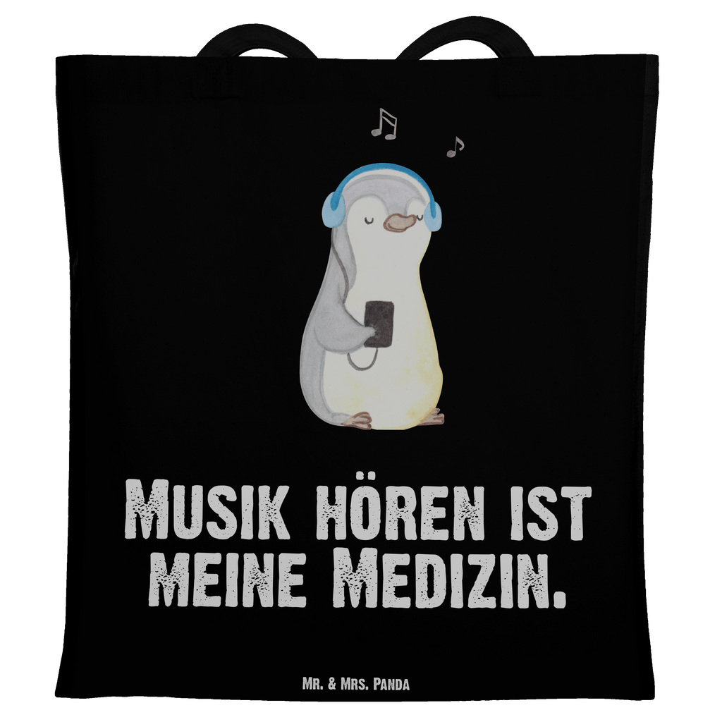 Tragetasche Pinguin Musik hören Medizin Beuteltasche, Beutel, Einkaufstasche, Jutebeutel, Stoffbeutel, Tasche, Shopper, Umhängetasche, Strandtasche, Schultertasche, Stofftasche, Tragetasche, Badetasche, Jutetasche, Einkaufstüte, Laptoptasche, Geschenk, Sport, Sportart, Hobby, Schenken, Danke, Dankeschön, Auszeichnung, Gewinn, Sportler, Musik hören, Lieblingssong