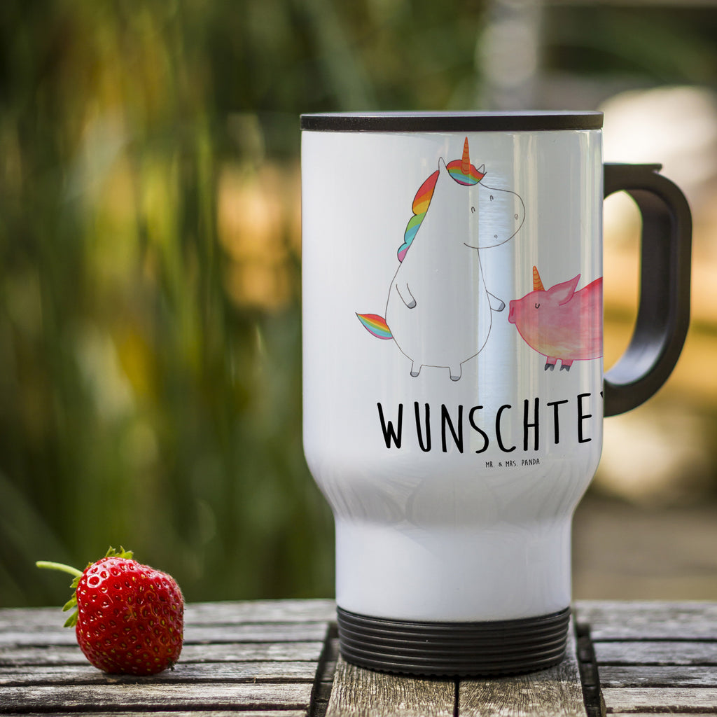 Personalisierter Thermobecher Einhorn + Schweinhorn Personalisierter Thermobecher, Personalisierter To Go Becher, Personalisierte Thermotasse, Personalisierter Kaffeebecher, Personalisierter Isolierbecher, Thermobecher personalisieren, Thermobecher mit Namen, Thermobecher selbst gestalten, Wunschname, Spülmaschinenfest, Bedrucken, Isolierbecher mit Namen, Isolierbecher selbst gestalten, Thermotasse personalisieren, Thermotasse mit Namen, Einhorn, Einhörner, Einhorn Deko, Pegasus, Unicorn, Freundschaft, Schweinhorn, Schwein, Freundin, Schweinchen