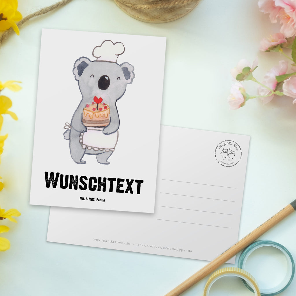 Personalisierte Postkarte Konditor mit Herz Postkarte mit Namen, Postkarte bedrucken, Postkarte mit Wunschtext, Postkarte personalisierbar, Geschenkkarte mit Namen, Grußkarte mit Namen, Karte mit Namen, Einladung mit Namen, Ansichtskarte mit Namen, Geschenkkarte mit Wunschtext, Grußkarte mit Wunschtext, Karte mit Wunschtext, Einladung mit Wunschtext, Ansichtskarte mit Wunschtext, Beruf, Ausbildung, Jubiläum, Abschied, Rente, Kollege, Kollegin, Geschenk, Schenken, Arbeitskollege, Mitarbeiter, Firma, Danke, Dankeschön, Konditor, Kuchenbäcker, Patissier, Confiseur, Bäcker