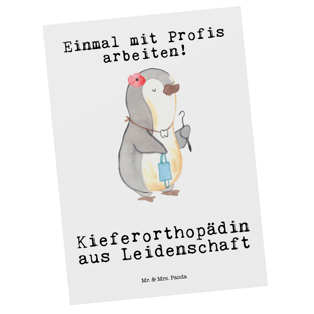 Postkarte Kieferorthopädin aus Leidenschaft Postkarte, Karte, Geschenkkarte, Grußkarte, Einladung, Ansichtskarte, Geburtstagskarte, Einladungskarte, Dankeskarte, Ansichtskarten, Einladung Geburtstag, Einladungskarten Geburtstag, Beruf, Ausbildung, Jubiläum, Abschied, Rente, Kollege, Kollegin, Geschenk, Schenken, Arbeitskollege, Mitarbeiter, Firma, Danke, Dankeschön