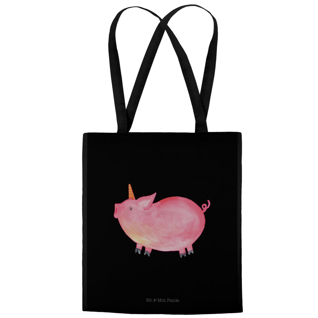 Tragetasche Einhorn Schweinhorn Beuteltasche, Beutel, Einkaufstasche, Jutebeutel, Stoffbeutel, Tasche, Shopper, Umhängetasche, Strandtasche, Schultertasche, Stofftasche, Tragetasche, Badetasche, Jutetasche, Einkaufstüte, Laptoptasche, Einhorn, Einhörner, Einhorn Deko, Pegasus, Unicorn, Party, Spaß, Schwein, Schweinhorn, Bauer, witzig. lustig, Spruch, geschenk, Pig, Piggy, funny, english, englisch