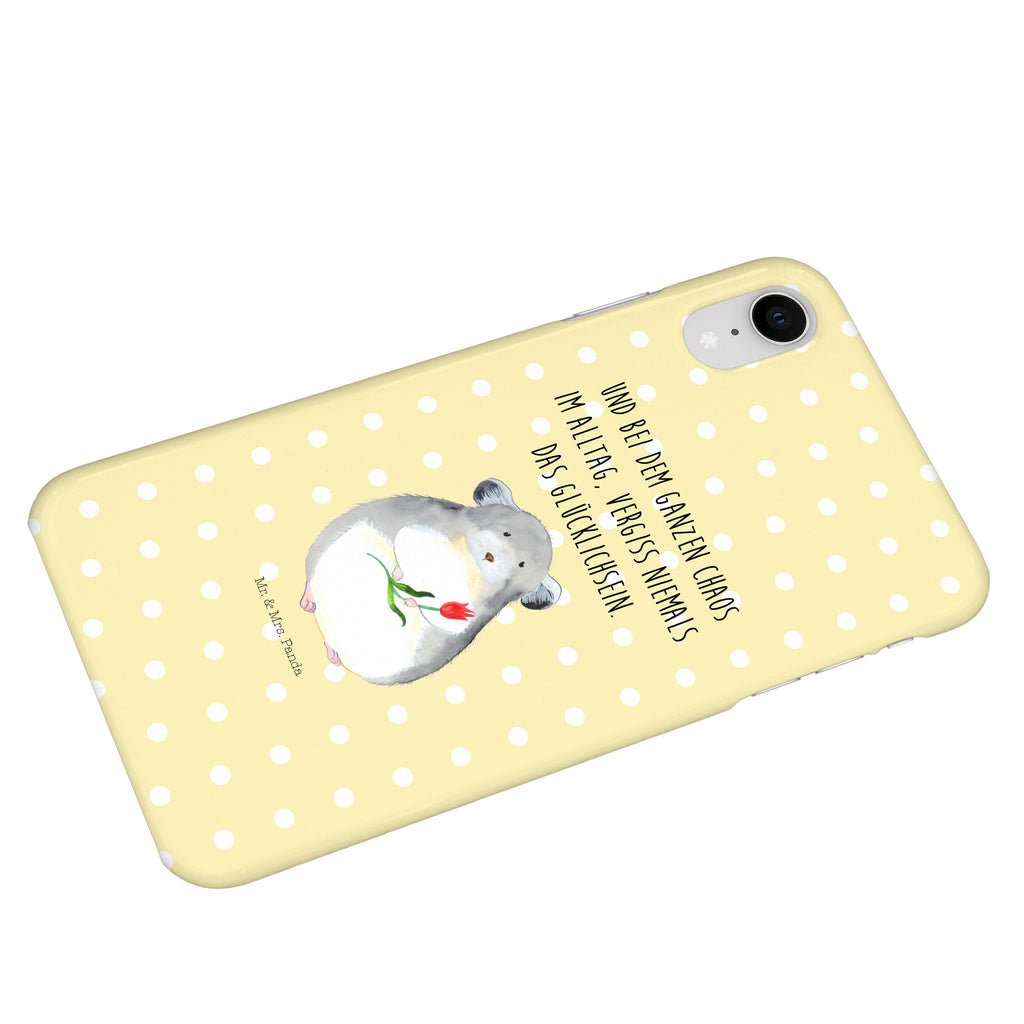 Handyhülle Chinchilla Blume Handyhülle, Handycover, Cover, Handy, Hülle, Iphone 10, Iphone X, Tiermotive, Gute Laune, lustige Sprüche, Tiere, Chinchilla, Chinchillas, Liebeskummer, Kummer, Depressionen, traurig sein, Chaos, Glücklichsein, Büro, Büroalltag