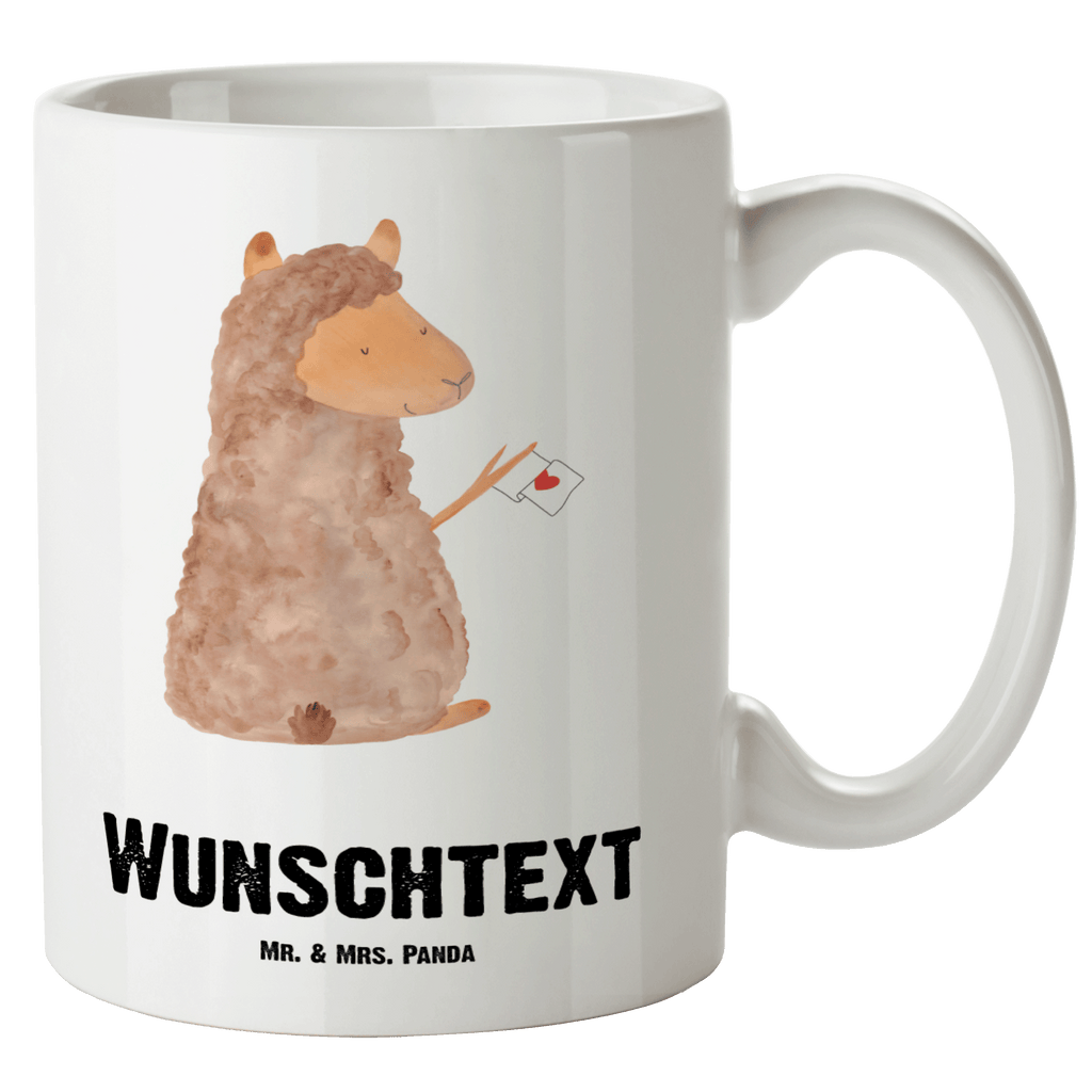 Personalisierte XL Tasse Alpaka Fahne Personalisierte XL Tasse, Personalisierte Große Tasse, Personalisierte Grosse Kaffeetasse, PErsonalisierter XL Becher, XL Teetasse mit Namen, XL  Becher mit Namen, spülmaschinenfest, Jumbo Tasse, Groß, Personalisiert, XL Tasse mit Namen, XL Namenstasse, Jumbo Namenstasse, Alpaka, Lama, Alpakas, Lamas, Liebe