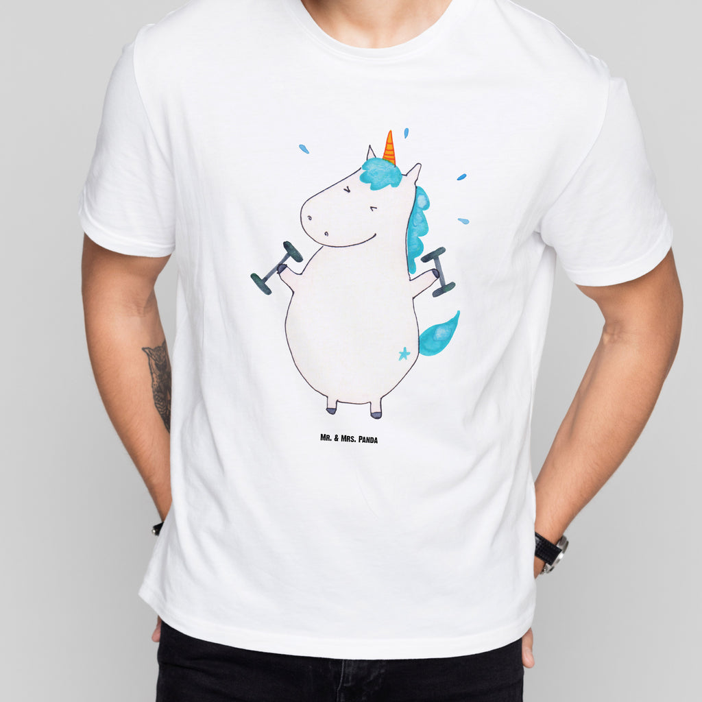 T-Shirt Standard Einhorn Fitness T-Shirt, Shirt, Tshirt, Lustiges T-Shirt, T-Shirt mit Spruch, Party, Junggesellenabschied, Jubiläum, Geburstag, Herrn, Damen, Männer, Frauen, Schlafshirt, Nachthemd, Sprüche, Einhorn, Einhörner, Einhorn Deko, Pegasus, Unicorn, Gym, Fitness, Fitnessstudio, Diät, Abnehmen, Sport, Pumpen, Geräte, Sixpack