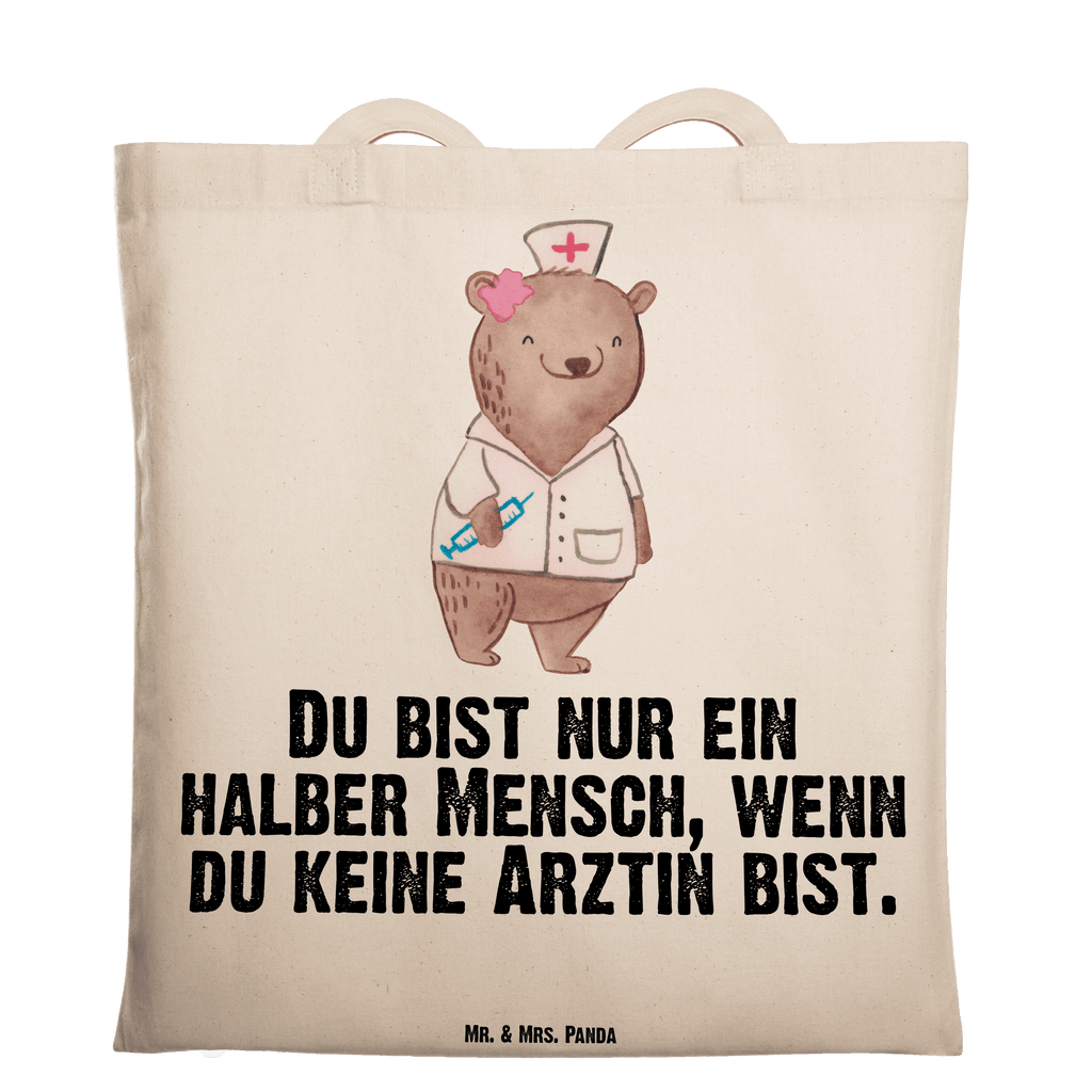 Tragetasche Ärztin mit Herz Beuteltasche, Beutel, Einkaufstasche, Jutebeutel, Stoffbeutel, Tasche, Shopper, Umhängetasche, Strandtasche, Schultertasche, Stofftasche, Tragetasche, Badetasche, Jutetasche, Einkaufstüte, Laptoptasche, Beruf, Ausbildung, Jubiläum, Abschied, Rente, Kollege, Kollegin, Geschenk, Schenken, Arbeitskollege, Mitarbeiter, Firma, Danke, Dankeschön, Ärztin, Hausärztin, Medizinerin, Doktorin, Medizinstudium, Doktortitel, Arztpraxis