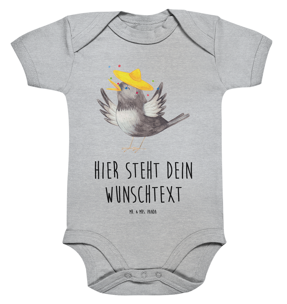 Personalisierter Baby Body Rabe mit Sombrero Personalisierter Baby Body, Personalisierte Babykleidung, Personalisierter Babystrampler, Personalisierter Strampler, Personalisierter Wickelbody, Personalisierte Baby Erstausstattung, Junge, Mädchen, Tiermotive, Gute Laune, lustige Sprüche, Tiere, Rabe, Vogel, Vögel, Spruch positiv, fröhlich sein, glücklich sein, Glück Spruch, froh, Elster, Motivation