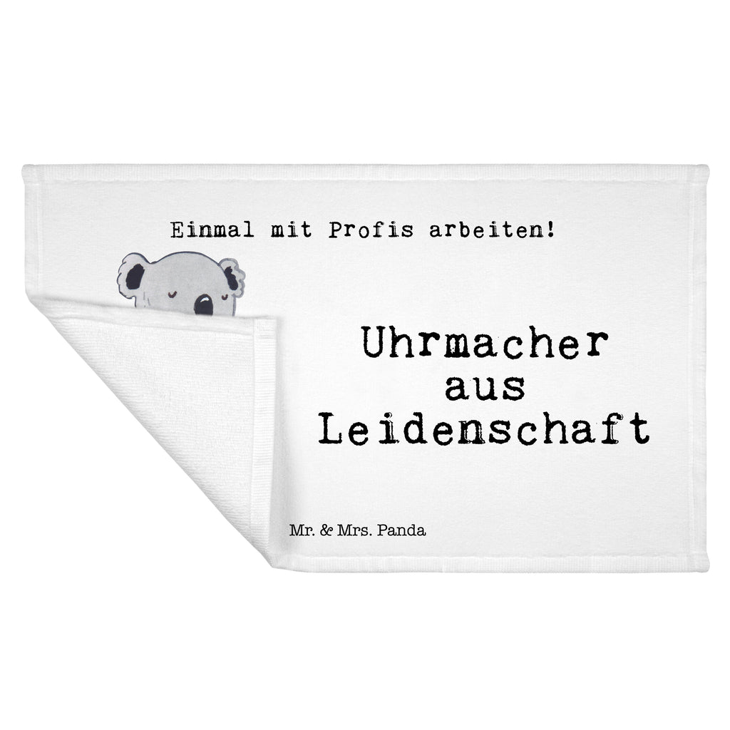 Handtuch Uhrmacher aus Leidenschaft Gästetuch, Reisehandtuch, Sport Handtuch, Frottier, Kinder Handtuch, Beruf, Ausbildung, Jubiläum, Abschied, Rente, Kollege, Kollegin, Geschenk, Schenken, Arbeitskollege, Mitarbeiter, Firma, Danke, Dankeschön