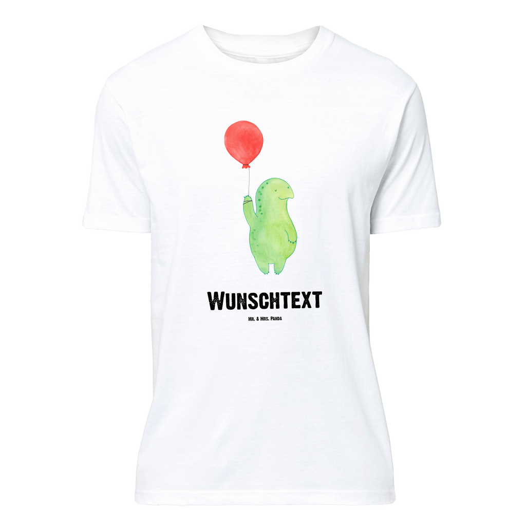 Personalisiertes T-Shirt Schildkröte Luftballon T-Shirt Personalisiert, T-Shirt mit Namen, T-Shirt mit Aufruck, Männer, Frauen, Wunschtext, Bedrucken, Schildkröte, Schildkröten, Mutausbruch, Motivation, Motivationsspruch