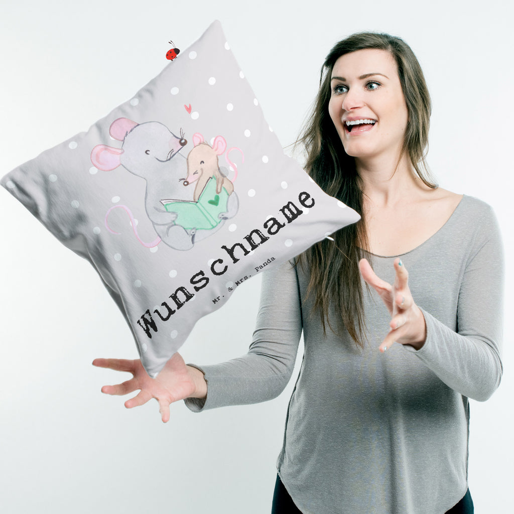 Personalisiertes Kissen Maus Beste Adoptivmutter der Welt Kissen, personalisiert, Name, Wunschname, bedrucken, Kopfkissen, für, Dankeschön, Geschenk, Schenken, Geburtstag, Geburtstagsgeschenk, Geschenkidee, Danke, Bedanken, Mitbringsel, Freude machen, Geschenktipp, Adoptivmutter, Adoptivmama, adoptiert, Mama, Mami, Mutter, Muttertag, Mutti, Ma, Tochter, Sohn, Beste Mama, Beste, Supermama