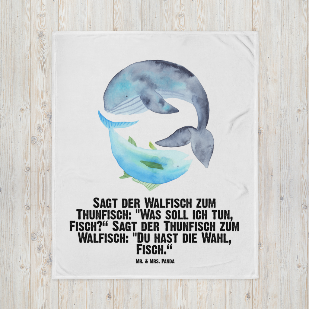 Babydecke Walfisch & Thunfisch Babydecke, Babygeschenk, Geschenk Geburt, Babyecke Kuscheldecke, Krabbeldecke, Tiermotive, Gute Laune, lustige Sprüche, Tiere, Wal, Wahl, Tunfisch, Wortwitz lustig, Spruch lustig, Flachwitz, Witz, Spruch des Tages, Flachwitz Geschenk