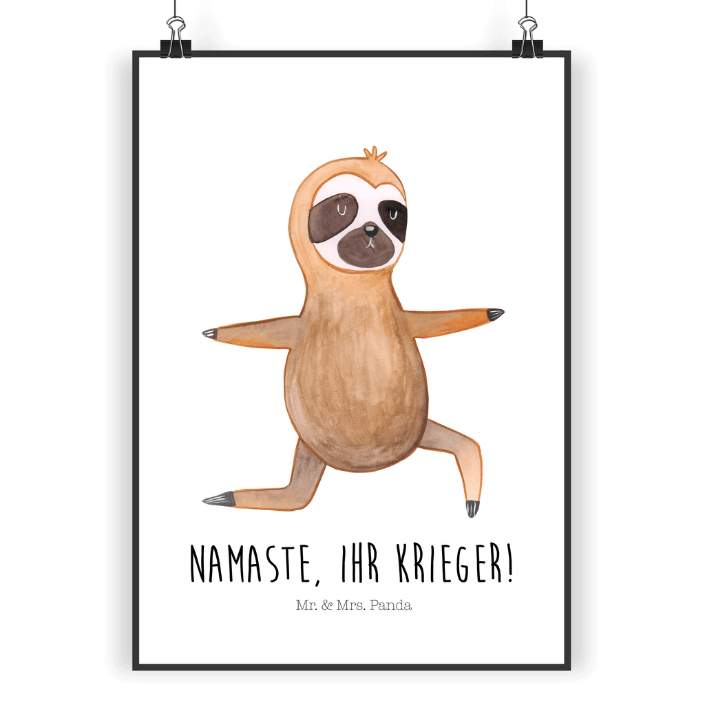 Poster Faultier  Yoga Poster, Wandposter, Bild, Wanddeko, Küchenposter, Kinderposter, Wanddeko Bild, Raumdekoration, Wanddekoration, Handgemaltes Poster, Mr. & Mrs. Panda Poster, Designposter, Kunstdruck, Posterdruck, Faultier, Faultier Geschenk, Faultier Deko, Faultiere, faul, Lieblingstier, Yoga, Namaste, Krieger, Yogaübungen, Meditation, Atmung, Gelassenheit, Entspannung