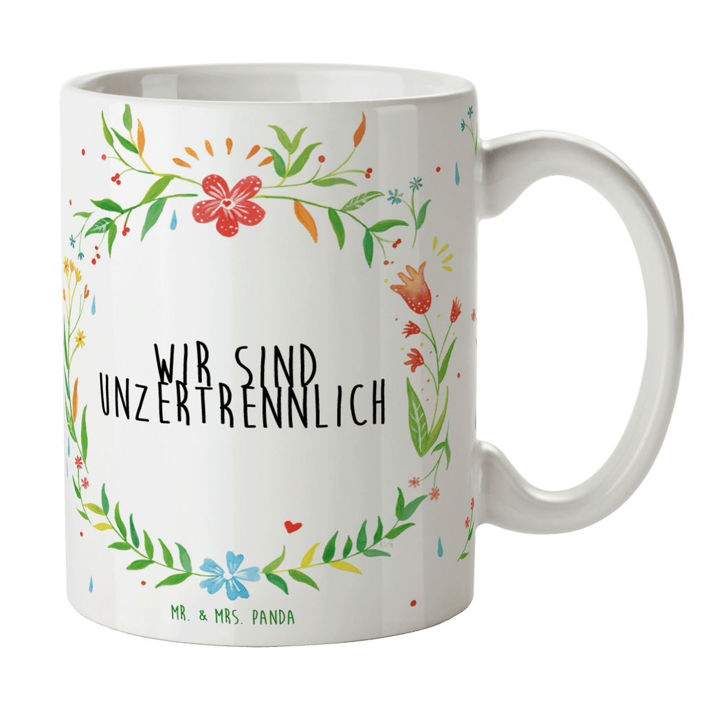 Tasse Wir sind unzertrennlich Tasse, Kaffeetasse, Teetasse, Becher, Kaffeebecher, Teebecher, Keramiktasse, Porzellantasse, Büro Tasse, Geschenk Tasse, Tasse Sprüche, Tasse Motive, Kaffeetassen, Tasse bedrucken, Designer Tasse, Cappuccino Tassen, Schöne Teetassen, Geschenk