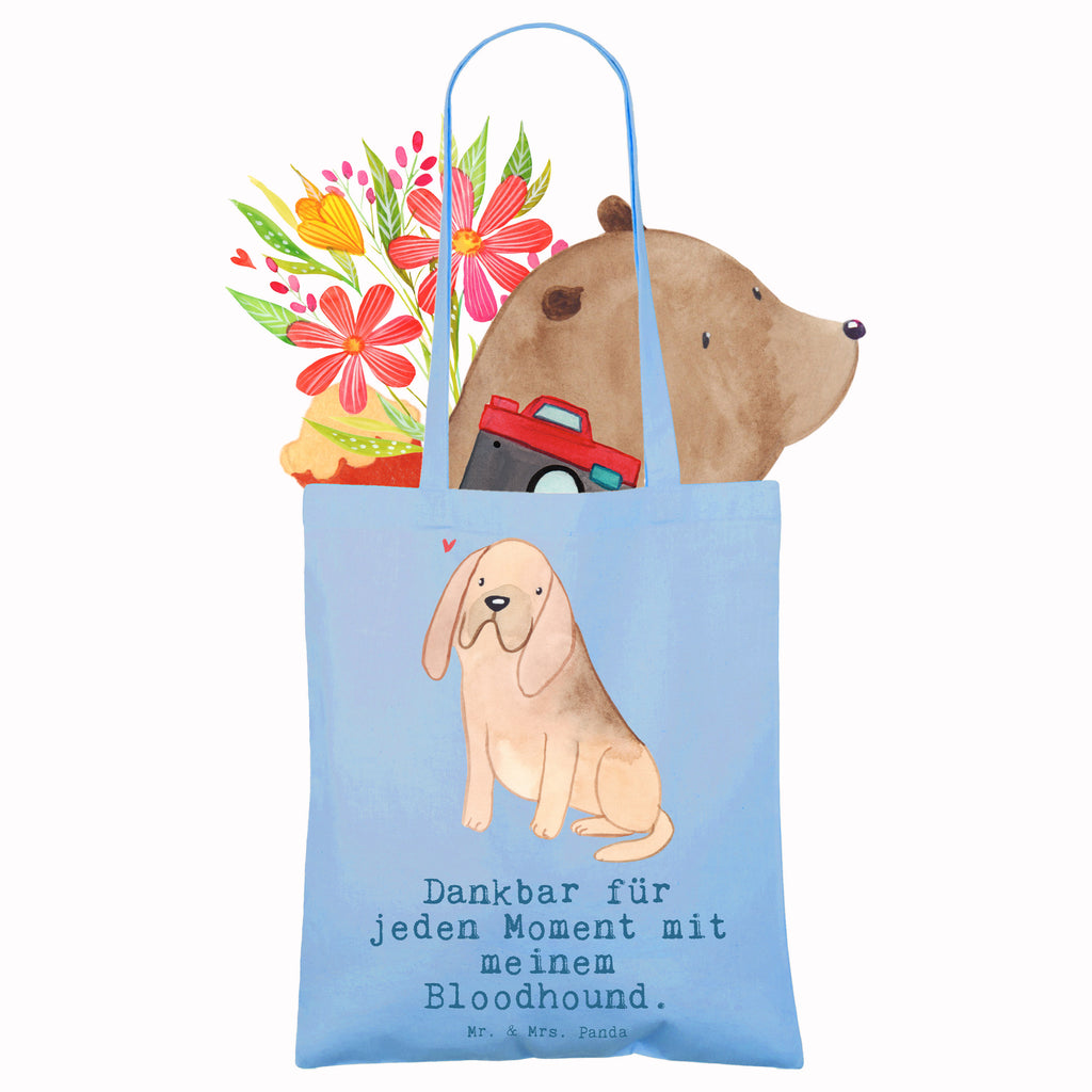 Tragetasche Bloodhound Moment Beuteltasche, Beutel, Einkaufstasche, Jutebeutel, Stoffbeutel, Tasche, Shopper, Umhängetasche, Strandtasche, Schultertasche, Stofftasche, Tragetasche, Badetasche, Jutetasche, Einkaufstüte, Laptoptasche, Hund, Hunderasse, Rassehund, Hundebesitzer, Geschenk, Tierfreund, Schenken, Welpe, Bluthund, Bloodhound, St. Hubertushund, Chien de Saint Hubert