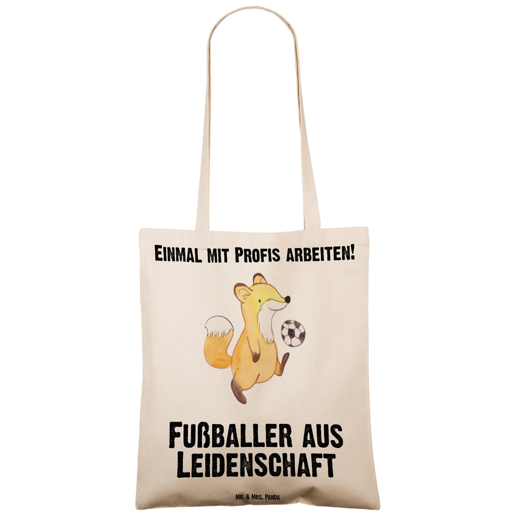 Tragetasche Fußballer aus Leidenschaft Beuteltasche, Beutel, Einkaufstasche, Jutebeutel, Stoffbeutel, Tasche, Shopper, Umhängetasche, Strandtasche, Schultertasche, Stofftasche, Tragetasche, Badetasche, Jutetasche, Einkaufstüte, Laptoptasche, Beruf, Ausbildung, Jubiläum, Abschied, Rente, Kollege, Kollegin, Geschenk, Schenken, Arbeitskollege, Mitarbeiter, Firma, Danke, Dankeschön, Fußballer, Fußballspieler, Profi Fußballer, Fußballspiel, Glücksbringer