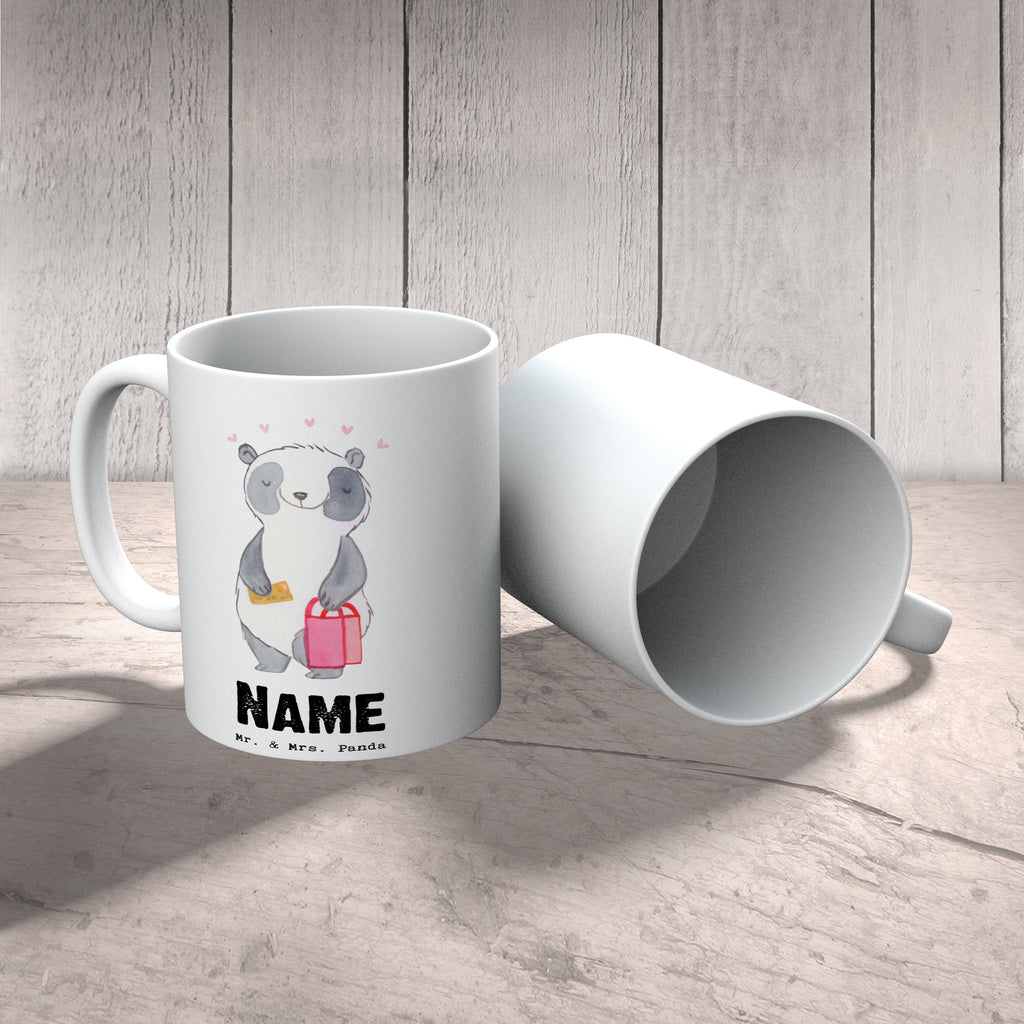 Personalisierte Tasse Panda Bester Shoppingpartner der Welt Personalisierte Tasse, Namenstasse, Wunschname, Personalisiert, Tasse, Namen, Drucken, Tasse mit Namen, für, Dankeschön, Geschenk, Schenken, Geburtstag, Geburtstagsgeschenk, Geschenkidee, Danke, Bedanken, Mitbringsel, Freude machen, Geschenktipp, Shoppingpartner, Shoppen, Begleitung, Partner, Freundin, Freund, bff, Shopping, Einkaufen, Shopping-Queen, Queen, Bester