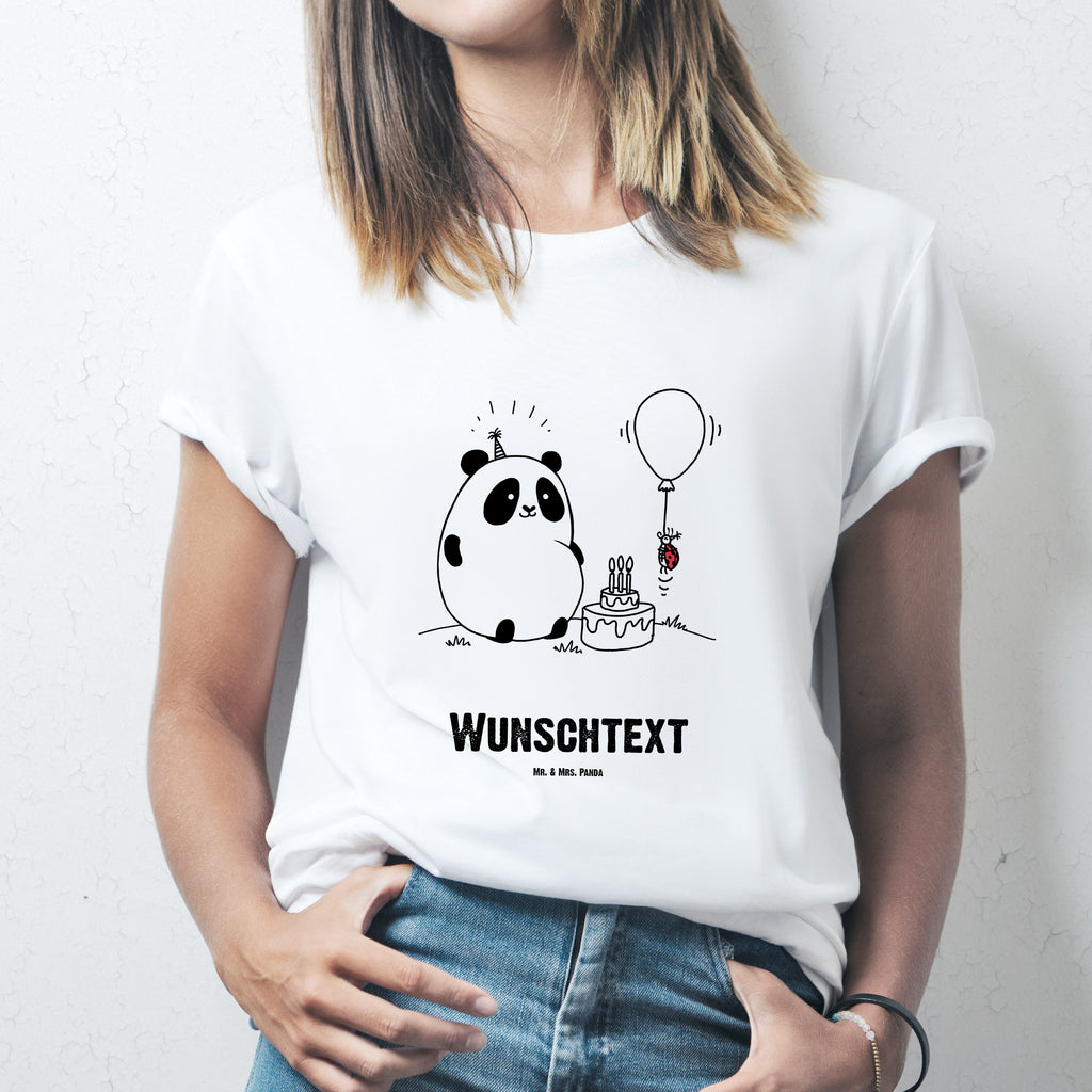 Personalisiertes T-Shirt Panda Geburtstag T-Shirt Personalisiert, T-Shirt mit Namen, T-Shirt mit Aufruck, Männer, Frauen