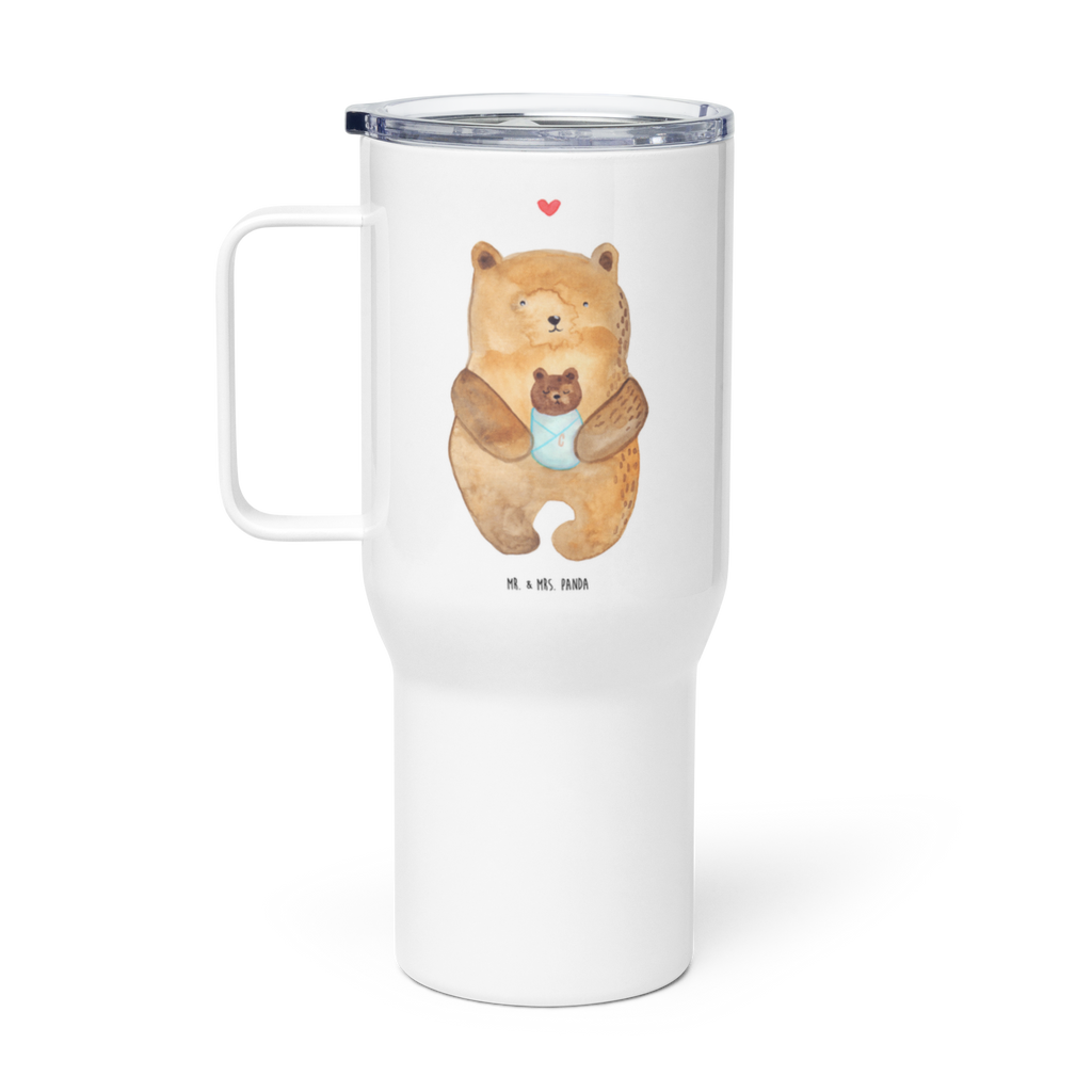 XXL Thermobecher Bär Baby Thermobecher, XL Thermobecher, Reisebecher, XL Reisetasse, Großer Thermobecher, Autobecher, Jumbo Becher, Bär, Teddy, Teddybär, Eltern, Mutter, Baby, Taufe, Geburt, Nichte, Neffe, Enkel, Enkelin, Täufling, Geburtstag, Glückwunsch