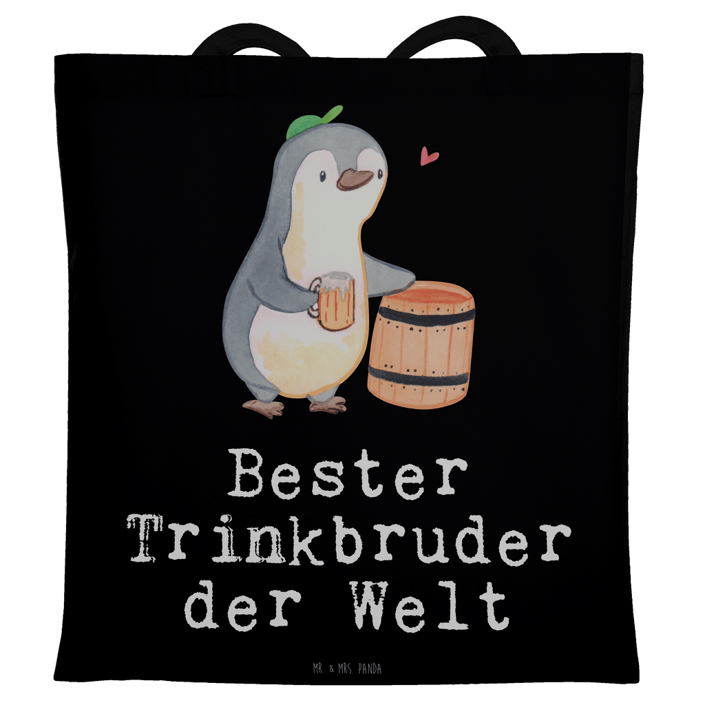 Tragetasche Pinguin Bester Trinkbruder der Welt Beuteltasche, Beutel, Einkaufstasche, Jutebeutel, Stoffbeutel, Tasche, Shopper, Umhängetasche, Strandtasche, Schultertasche, Stofftasche, Tragetasche, Badetasche, Jutetasche, Einkaufstüte, Laptoptasche, für, Dankeschön, Geschenk, Schenken, Geburtstag, Geburtstagsgeschenk, Geschenkidee, Danke, Bedanken, Mitbringsel, Freude machen, Geschenktipp, Trinkbruder, Trinkkumpel, Kumpel, Saufkumpane, Kumpane, Trinken, Party, Kleinigkeit