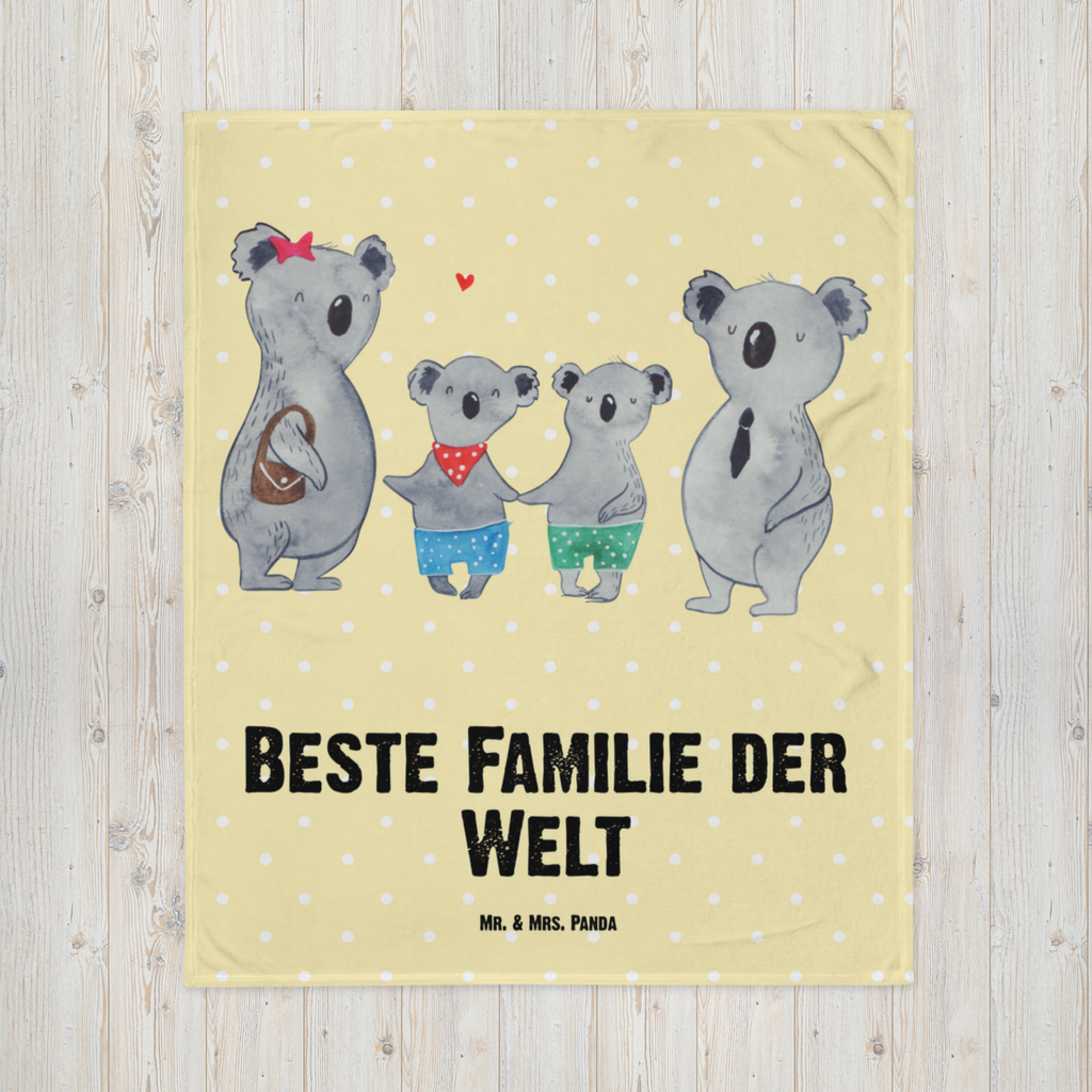 Kuscheldecke Koala Familie zwei