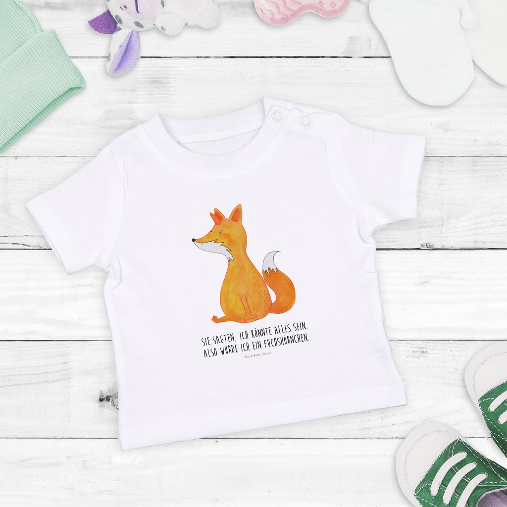 Organic Baby Shirt Einhorn Fuchs Baby T-Shirt, Jungen Baby T-Shirt, Mädchen Baby T-Shirt, Shirt, Einhorn, Einhörner, Einhorn Deko, Pegasus, Unicorn, Fuchs, Unicorns, Fuchshörnchen, Fuchshorn, Foxycorn, Füchse