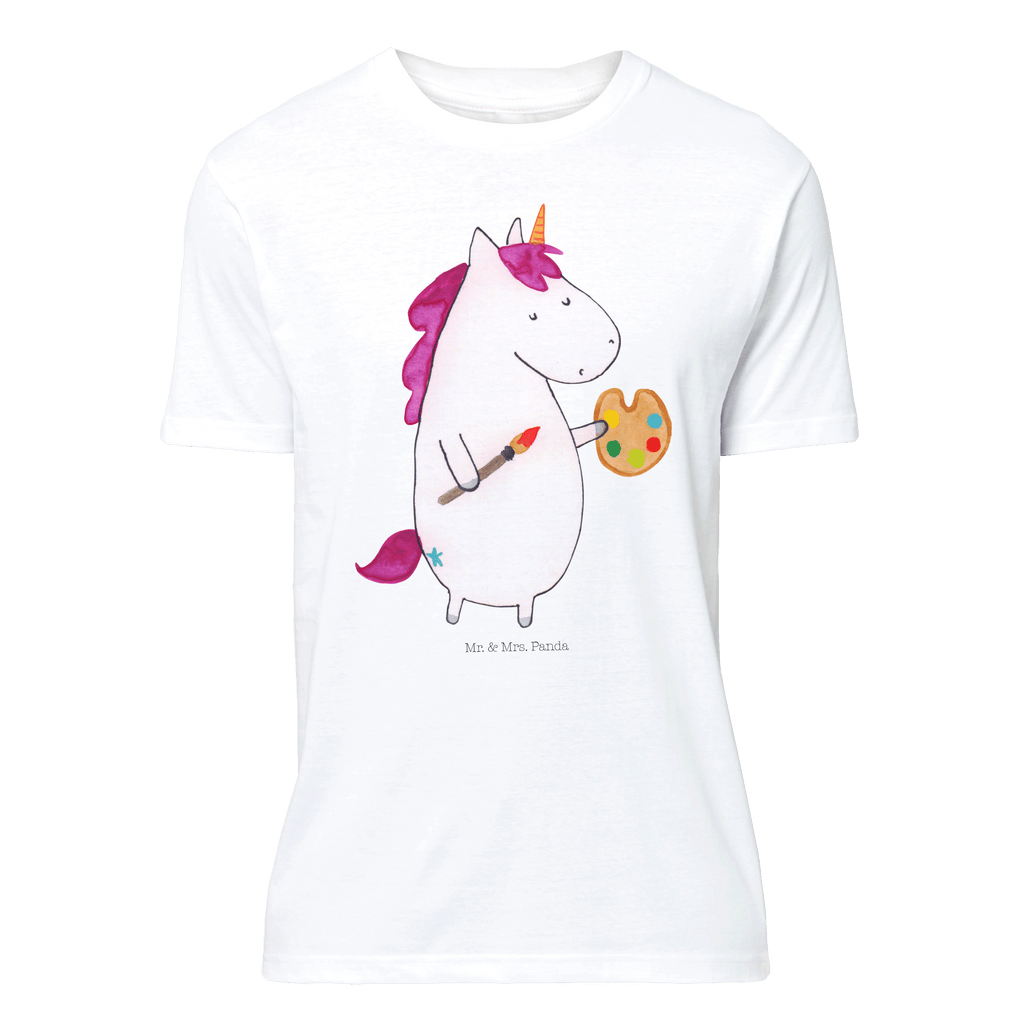 T-Shirt Standard Einhorn Künstler T-Shirt, Shirt, Tshirt, Lustiges T-Shirt, T-Shirt mit Spruch, Party, Junggesellenabschied, Jubiläum, Geburstag, Herrn, Damen, Männer, Frauen, Schlafshirt, Nachthemd, Sprüche, Einhorn, Einhörner, Einhorn Deko, Pegasus, Unicorn, Englisch, Künstler, Artist, Malen, Zeichnen, Welt, Farbe, Stift, Pinsel, Geschenk, Maler