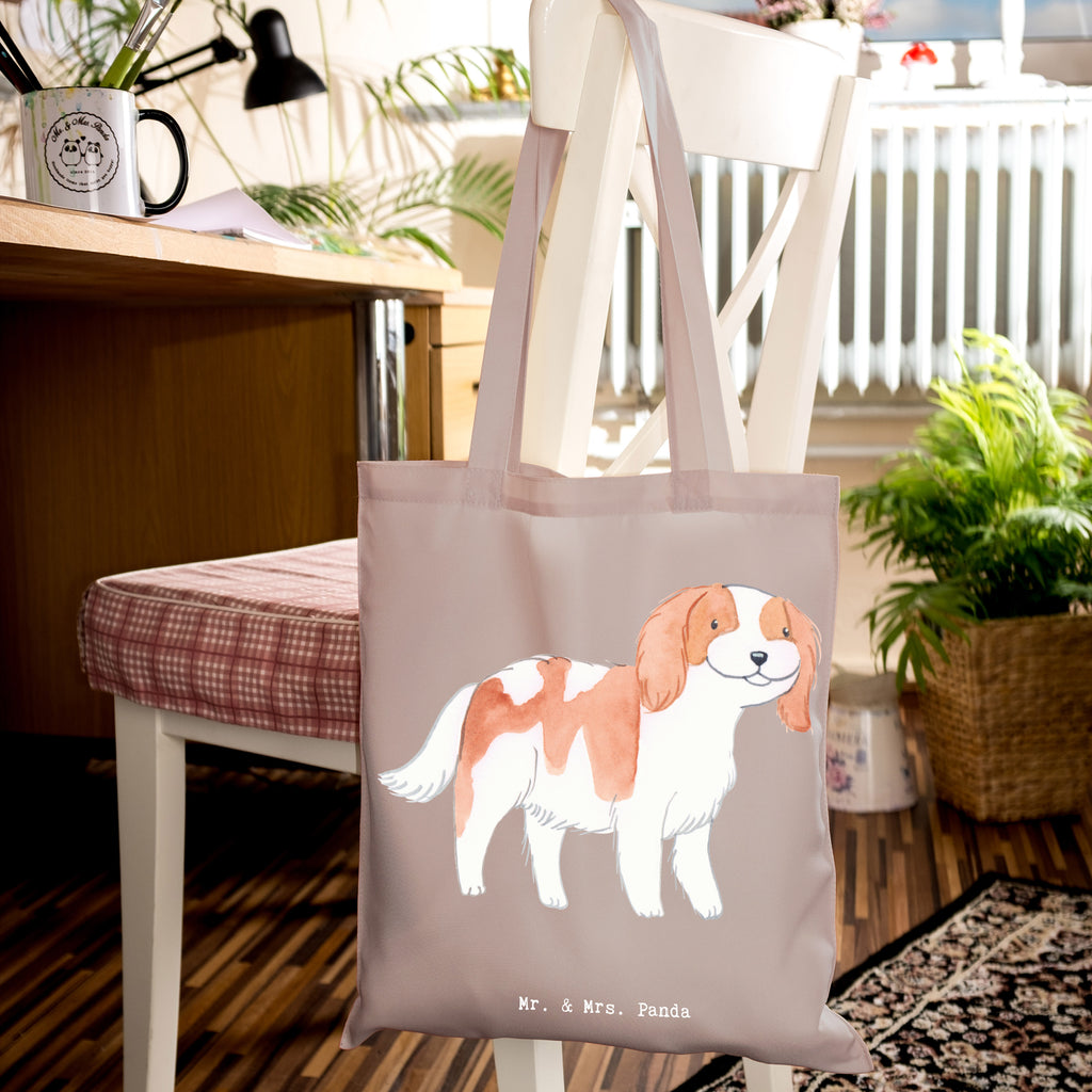 Tragetasche Cavalier King Charles Spaniel Lebensretter Beuteltasche, Beutel, Einkaufstasche, Jutebeutel, Stoffbeutel, Hund, Hunderasse, Rassehund, Hundebesitzer, Geschenk, Tierfreund, Schenken, Welpe, Cavalier King Charles Spaniel