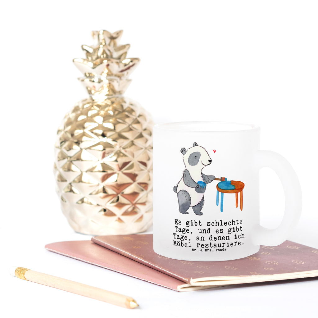 Teetasse Panda Möbel restaurieren Tage Teetasse, Teeglas, Teebecher, Tasse mit Henkel, Tasse, Glas Teetasse, Teetasse aus Glas, Geschenk, Sport, Sportart, Hobby, Schenken, Danke, Dankeschön, Auszeichnung, Gewinn, Sportler, Möbel restaurieren, antike Möbel restaurieren, Handwerk, Restaurator