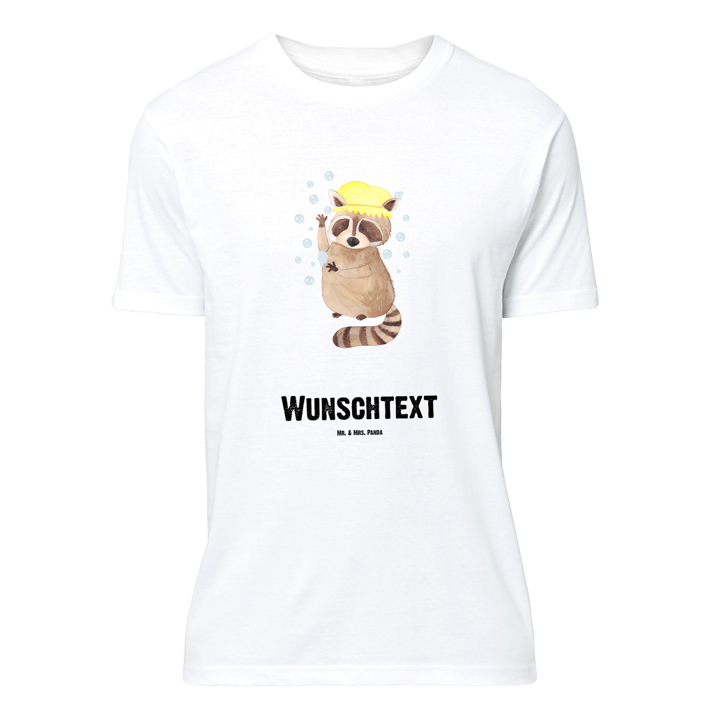 Personalisiertes T-Shirt Waschbär T-Shirt Personalisiert, T-Shirt mit Namen, T-Shirt mit Aufruck, Männer, Frauen, Wunschtext, Bedrucken, Tiermotive, Gute Laune, lustige Sprüche, Tiere, Waschbär, Tagträumen, Plan, Fröhlich, waschen, Seifenblasen