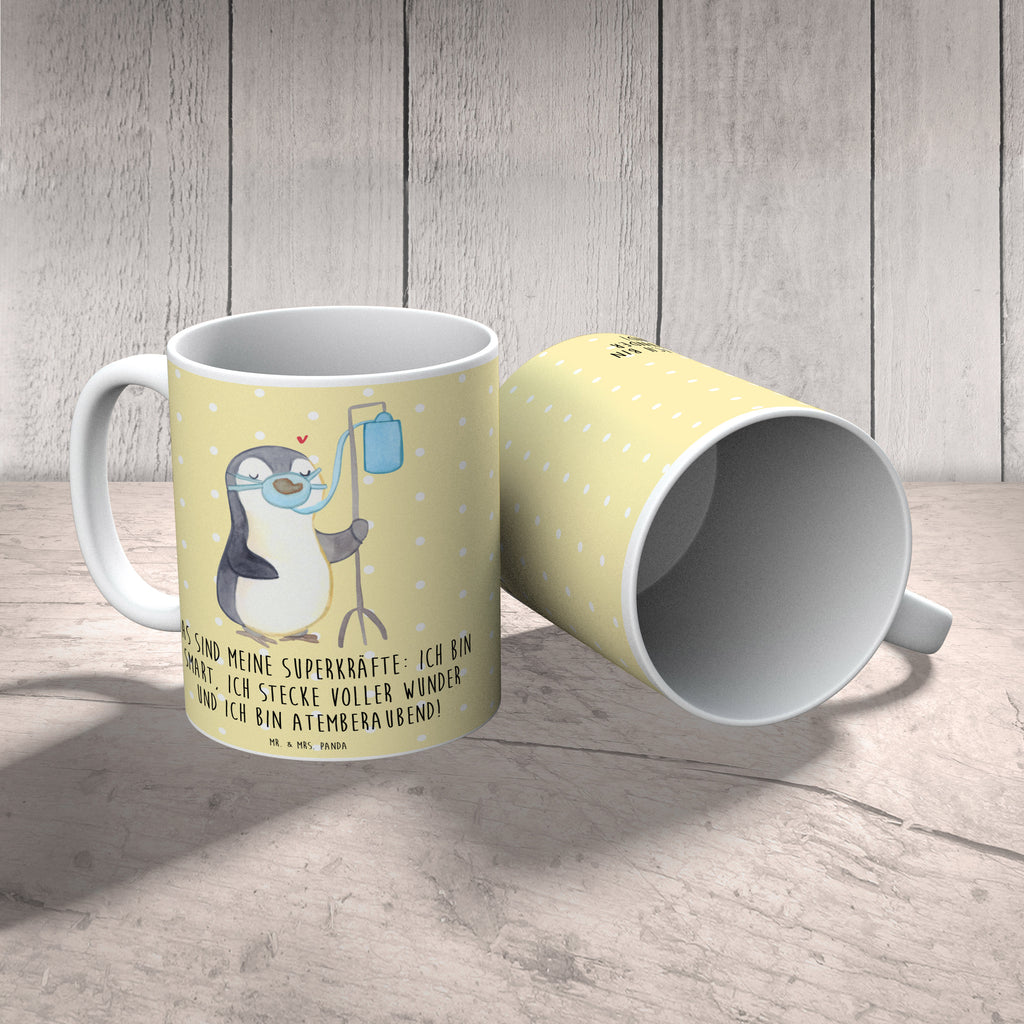 Tasse Pinguin  Sauerstoff Tasse, Kaffeetasse, Teetasse, Becher, Kaffeebecher, Teebecher, Keramiktasse, Porzellantasse, Büro Tasse, Geschenk Tasse, Tasse Sprüche, Tasse Motive, Kaffeetassen, Tasse bedrucken, Designer Tasse, Cappuccino Tassen, Schöne Teetassen, Pinguin, Sauerstoffgerät, Sauerstofftherapie