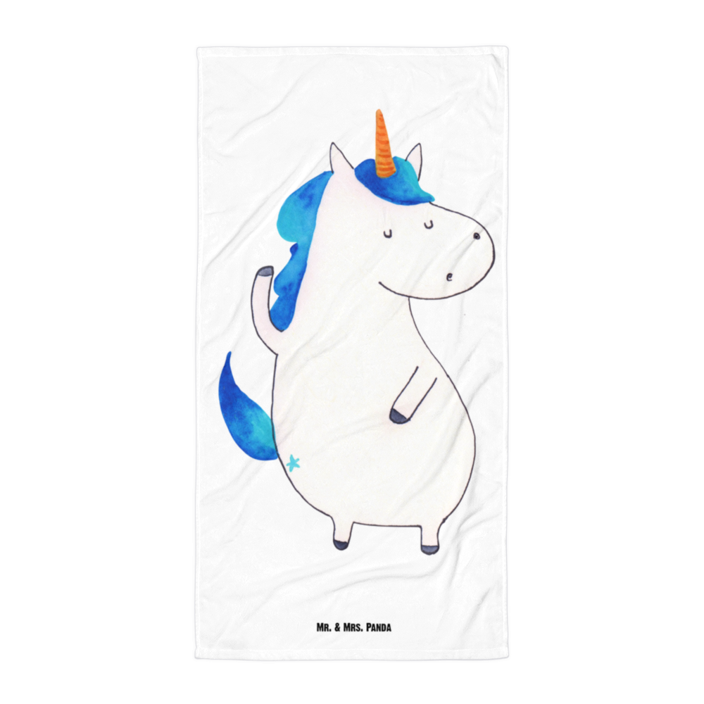 XL Badehandtuch Einhorn Mann Handtuch, Badetuch, Duschtuch, Strandtuch, Saunatuch, Einhorn, Einhörner, Einhorn Deko, Pegasus, Unicorn, cool, Mann, Freundin, Familie, bester Freund, BFF, Party, hübsch, beste