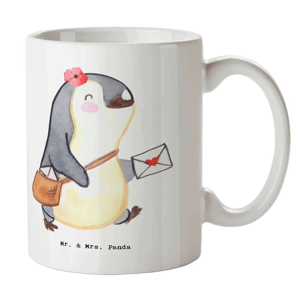 Tasse Postbotin mit Herz Tasse, Kaffeetasse, Teetasse, Becher, Kaffeebecher, Teebecher, Keramiktasse, Porzellantasse, Büro Tasse, Geschenk Tasse, Tasse Sprüche, Tasse Motive, Kaffeetassen, Tasse bedrucken, Designer Tasse, Cappuccino Tassen, Schöne Teetassen, Beruf, Ausbildung, Jubiläum, Abschied, Rente, Kollege, Kollegin, Geschenk, Schenken, Arbeitskollege, Mitarbeiter, Firma, Danke, Dankeschön, Postbotin, Briefzustellerin, Briefträgerin, Postlerin