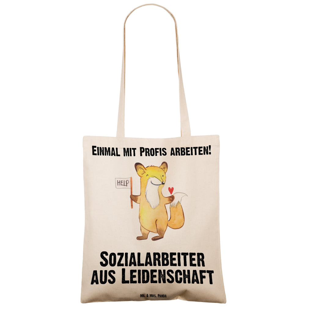 Tragetasche Sozialarbeiter aus Leidenschaft Beuteltasche, Beutel, Einkaufstasche, Jutebeutel, Stoffbeutel, Tasche, Shopper, Umhängetasche, Strandtasche, Schultertasche, Stofftasche, Tragetasche, Badetasche, Jutetasche, Einkaufstüte, Laptoptasche, Beruf, Ausbildung, Jubiläum, Abschied, Rente, Kollege, Kollegin, Geschenk, Schenken, Arbeitskollege, Mitarbeiter, Firma, Danke, Dankeschön