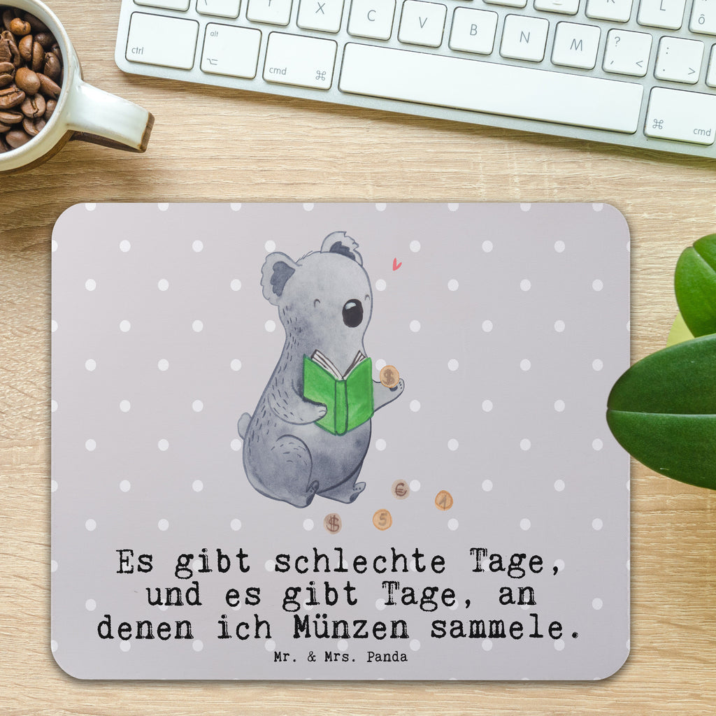 Mauspad Koala Münzen sammeln Tage Mousepad, Computer zubehör, Büroausstattung, PC Zubehör, Arbeitszimmer, Mauspad, Einzigartiges Mauspad, Designer Mauspad, Mausunterlage, Mauspad Büro, Geschenk, Sport, Sportart, Hobby, Schenken, Danke, Dankeschön, Auszeichnung, Gewinn, Sportler, Münzen sammeln, Numismatik, Münzen aus aller Welt