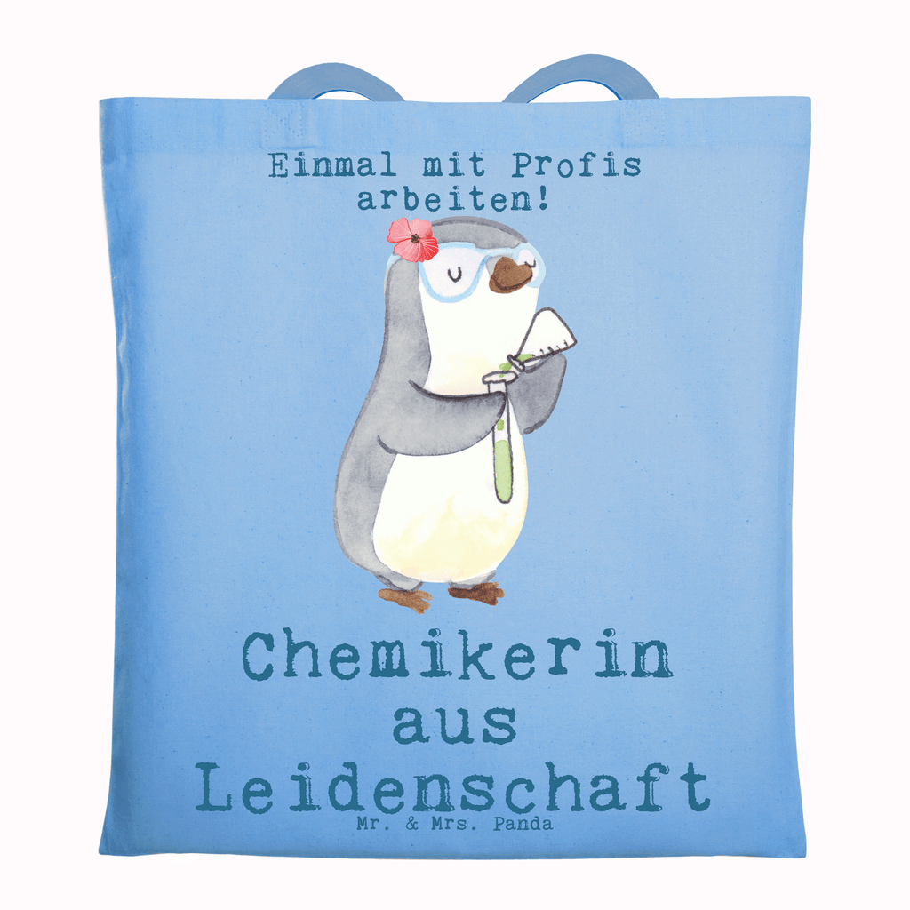 Tragetasche Chemikerin aus Leidenschaft Beuteltasche, Beutel, Einkaufstasche, Jutebeutel, Stoffbeutel, Tasche, Shopper, Umhängetasche, Strandtasche, Schultertasche, Stofftasche, Tragetasche, Badetasche, Jutetasche, Einkaufstüte, Laptoptasche, Beruf, Ausbildung, Jubiläum, Abschied, Rente, Kollege, Kollegin, Geschenk, Schenken, Arbeitskollege, Mitarbeiter, Firma, Danke, Dankeschön, Chemikerin, Chemielaborantin, Naturwissenschaftlerin, Labor, Studium, Forschung, Wissenschaftlerin