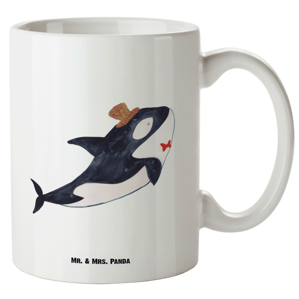 XL Tasse Orca Zylinder XL Tasse, Große Tasse, Grosse Kaffeetasse, XL Becher, XL Teetasse, spülmaschinenfest, Jumbo Tasse, Groß, Meerestiere, Meer, Urlaub, Narwal, Glitter, Konfetti, Glitzer, Geburtstag, Feier, Fete, Fest, Glückwunsch, Orca