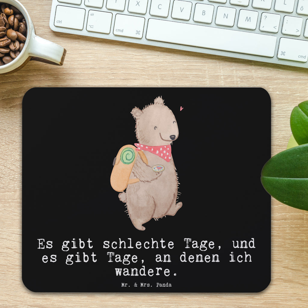 Mauspad Bär Wandern Tage Mousepad, Computer zubehör, Büroausstattung, PC Zubehör, Arbeitszimmer, Mauspad, Einzigartiges Mauspad, Designer Mauspad, Mausunterlage, Mauspad Büro, Geschenk, Sport, Sportart, Hobby, Schenken, Danke, Dankeschön, Auszeichnung, Gewinn, Sportler, Wandern, Bergsteigen, Wintertouren, Outdoor Sport, Freizeitsport, Spazieren, Natur entdecken