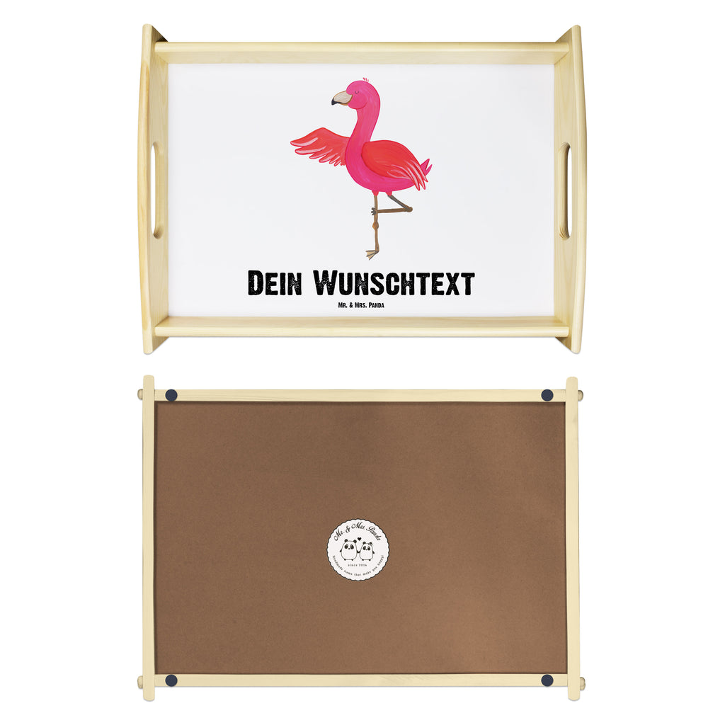 Personalisiertes Serviertablett Flamingo Yoga Personalisiertes Serviertablett, Personalisiertes Tablett, Personalisiertes Holztablett, Personalisiertes Küchentablett, Personalisiertes Dekotablett, Personalisiertes Frühstückstablett, Serviertablett mit Namen, Tablett mit Namen, Flamingo, Vogel, Yoga, Namaste, Achtsamkeit, Yoga-Übung, Entspannung, Ärger, Aufregen, Tiefenentspannung