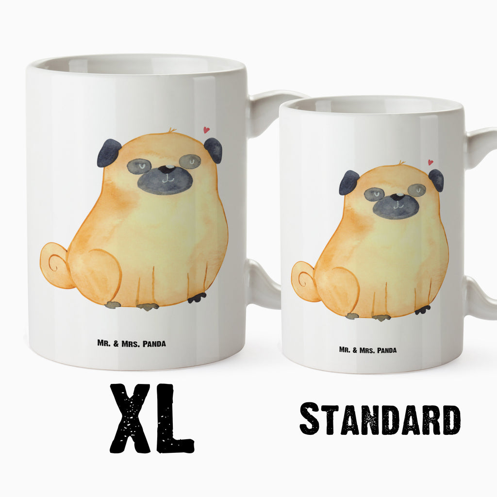 XL Tasse Mops XL Tasse, Große Tasse, Grosse Kaffeetasse, XL Becher, XL Teetasse, spülmaschinenfest, Jumbo Tasse, Groß, Hund, Hundemotiv, Haustier, Hunderasse, Tierliebhaber, Hundebesitzer, Sprüche, Mops, Liebe, Hundeliebe